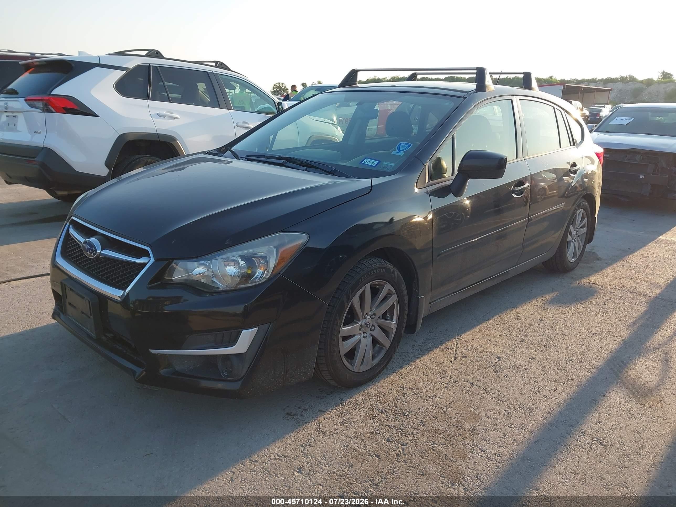 2015 Subaru Impreza 2.0i Premium Black vin: JF1GPAC66F8296318
