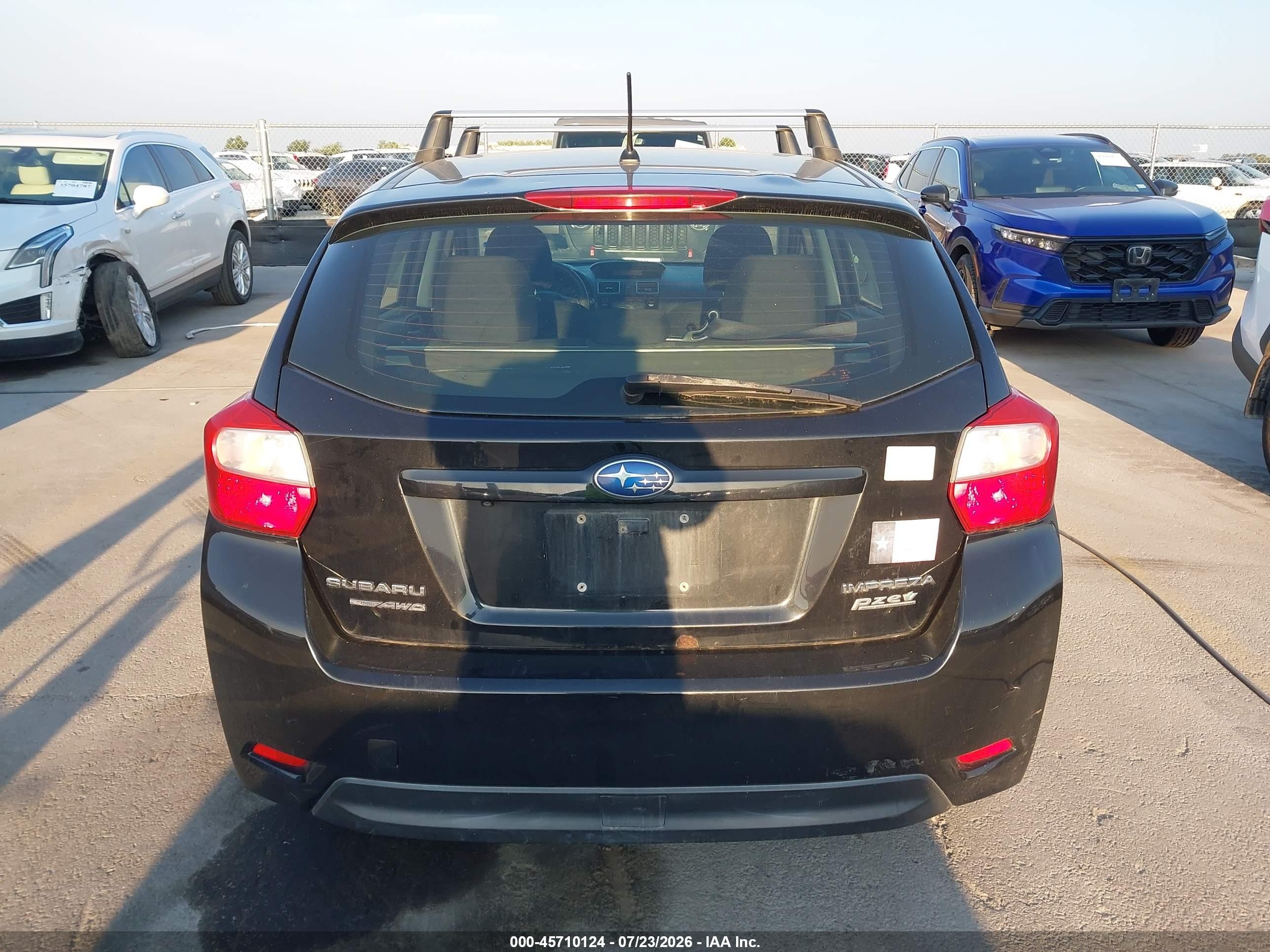 2015 Subaru Impreza 2.0i Premium Black vin: JF1GPAC66F8296318