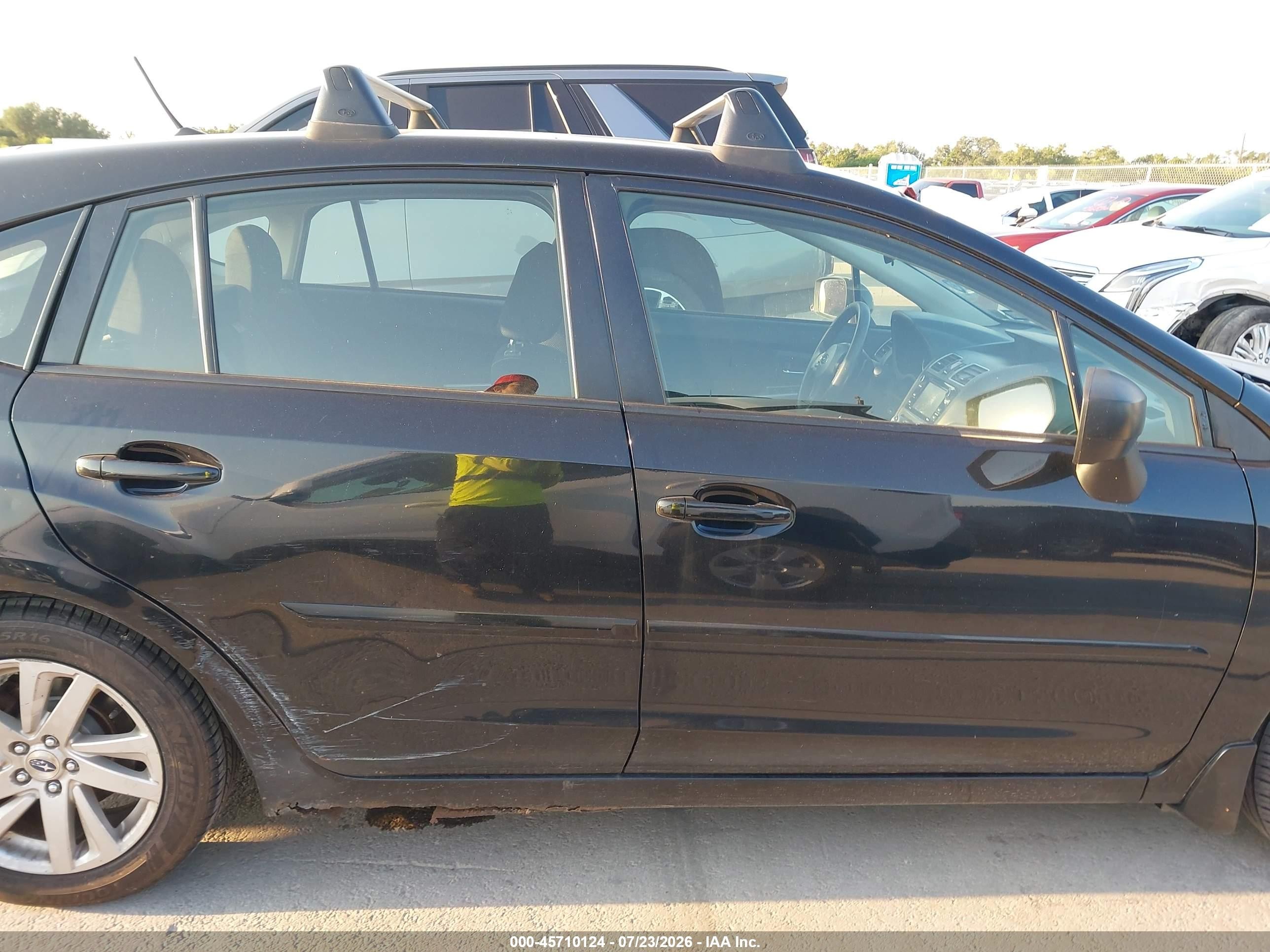 2015 Subaru Impreza 2.0i Premium Black vin: JF1GPAC66F8296318