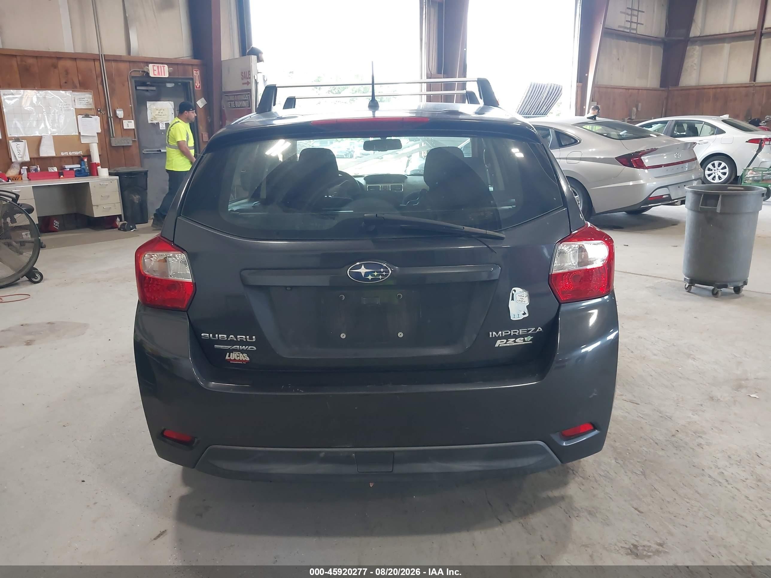 2015 Subaru Impreza 2.0i Premium Gray vin: JF1GPAC66FH208366