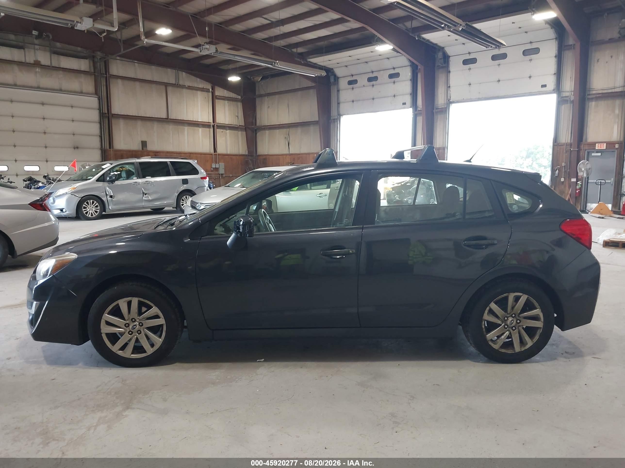 2015 Subaru Impreza 2.0i Premium Gray vin: JF1GPAC66FH208366