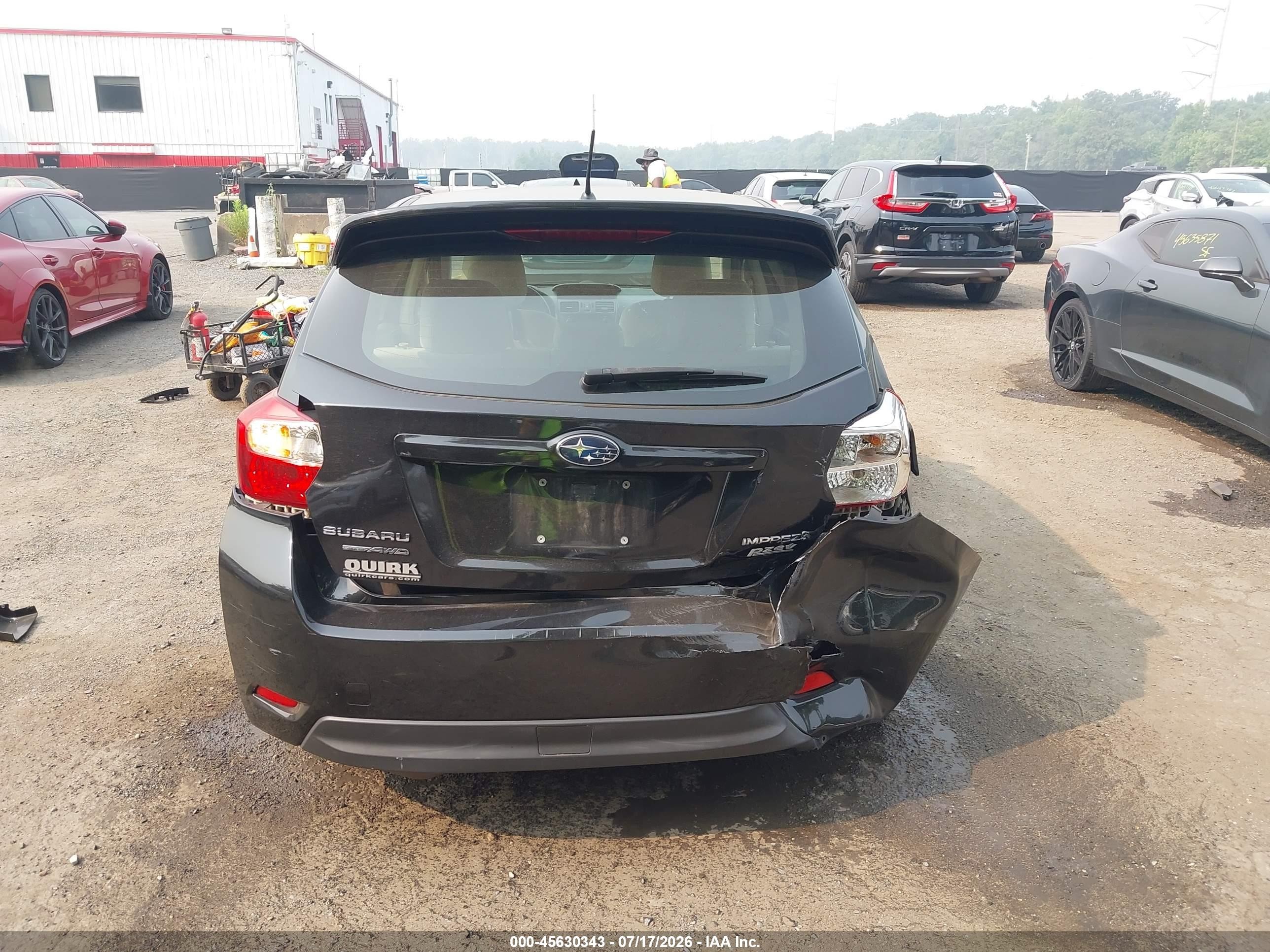 2013 Subaru Impreza 2.0i Premium Black vin: JF1GPAC67D2217688