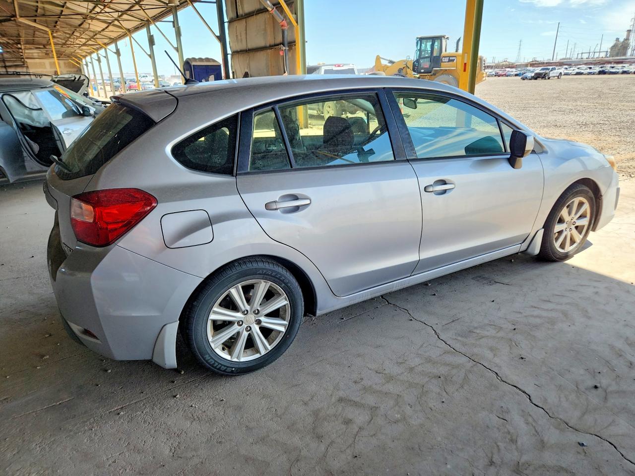 2014 Subaru Impreza Premium Silver vin: JF1GPAC67E8237700