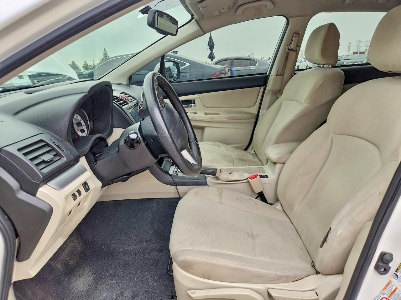 2014 Subaru Impreza Premium White vin: JF1GPAC67E8238118