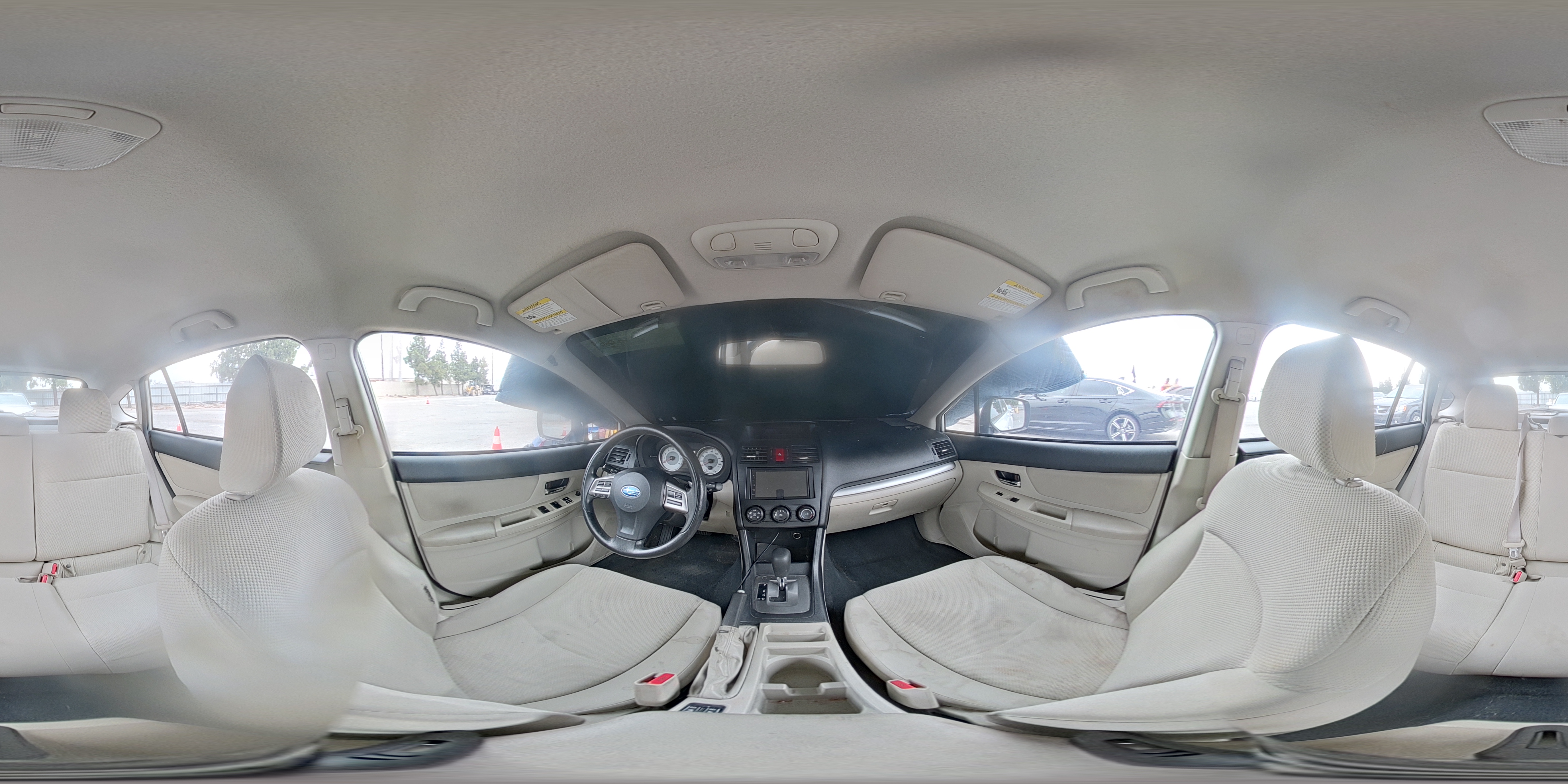 2014 Subaru Impreza Premium White vin: JF1GPAC67E8238118