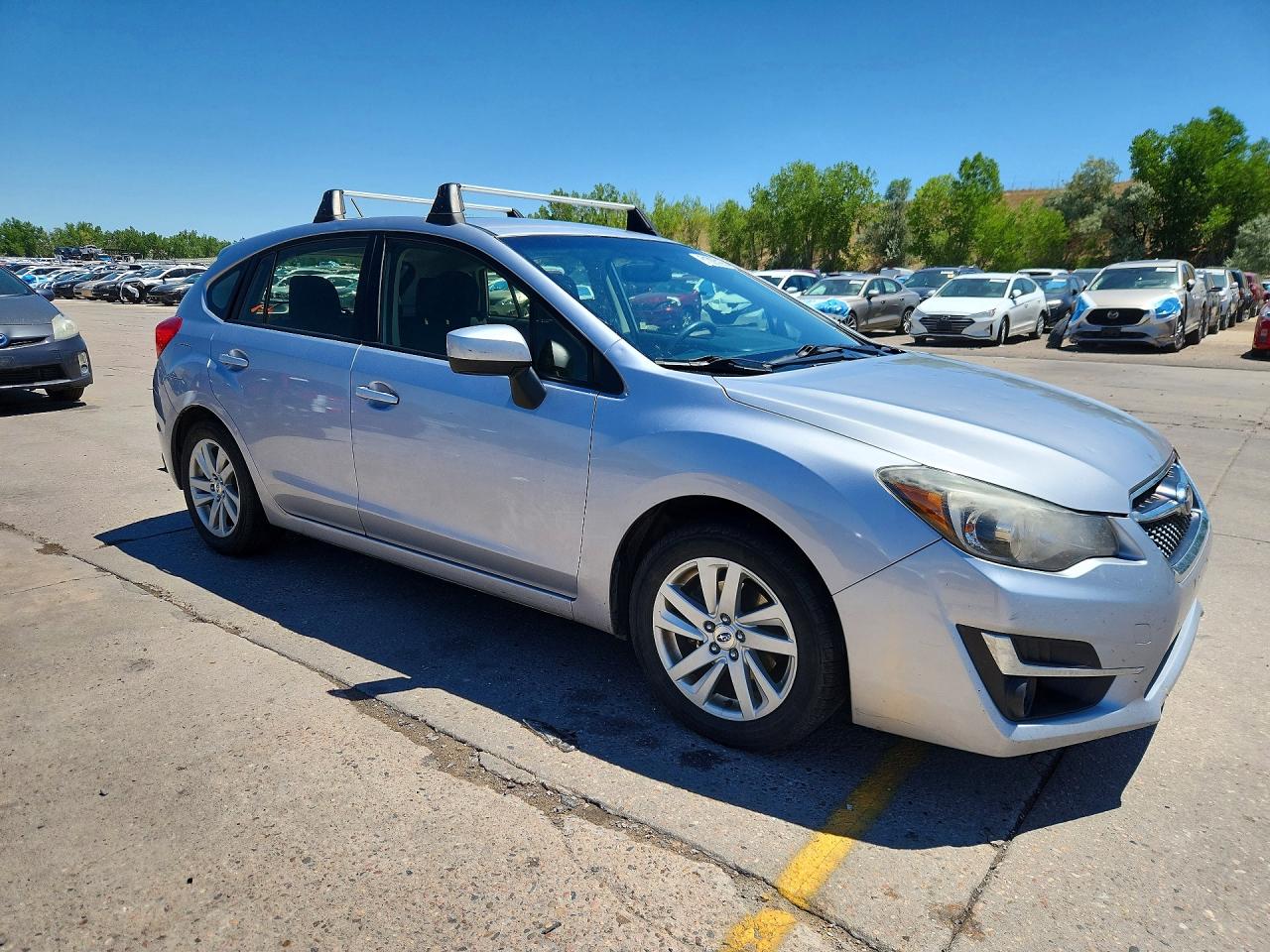 2015 Subaru Impreza Premium Silver vin: JF1GPAC67F8317063