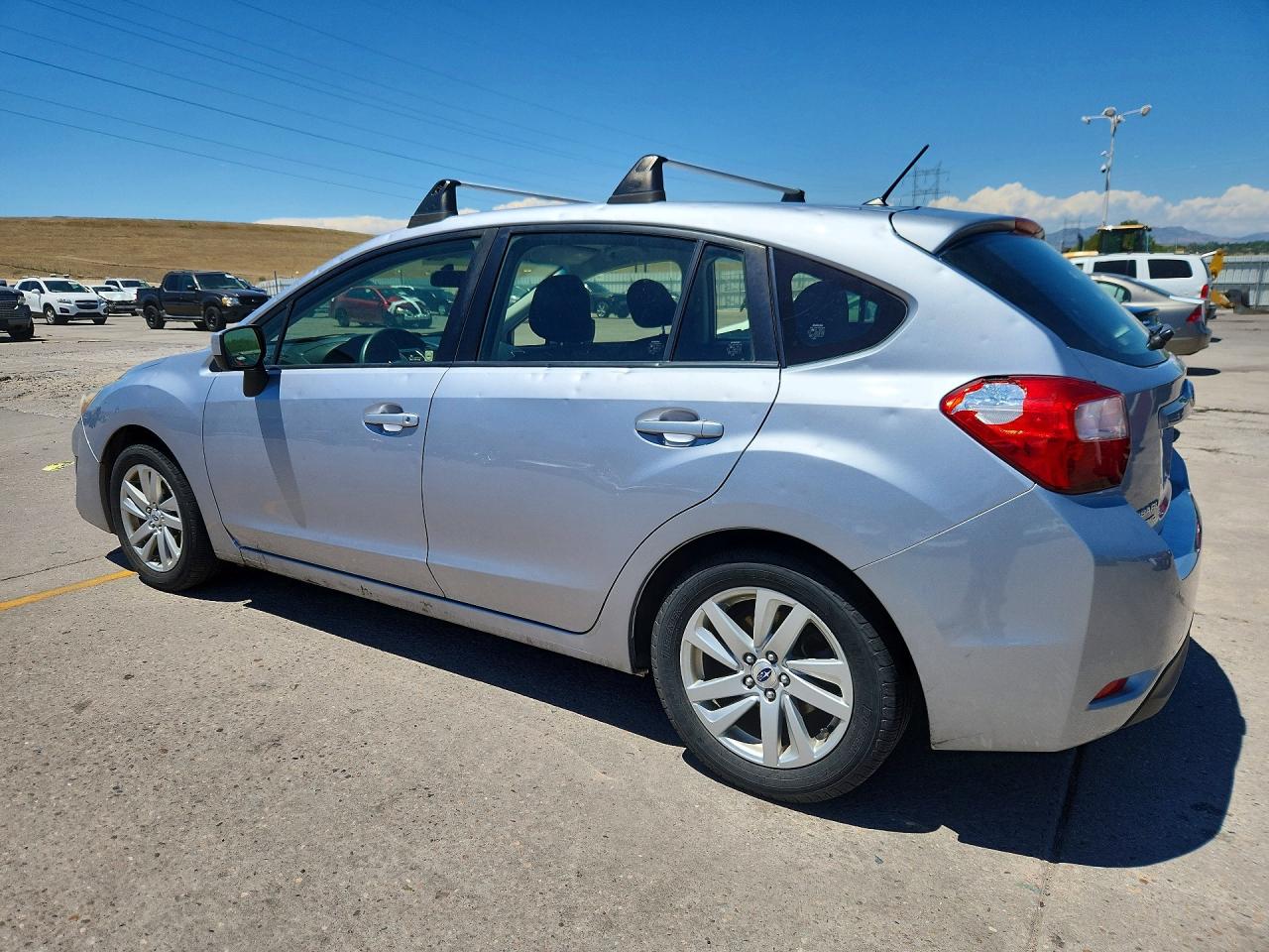 2015 Subaru Impreza Premium Silver vin: JF1GPAC67F8317063
