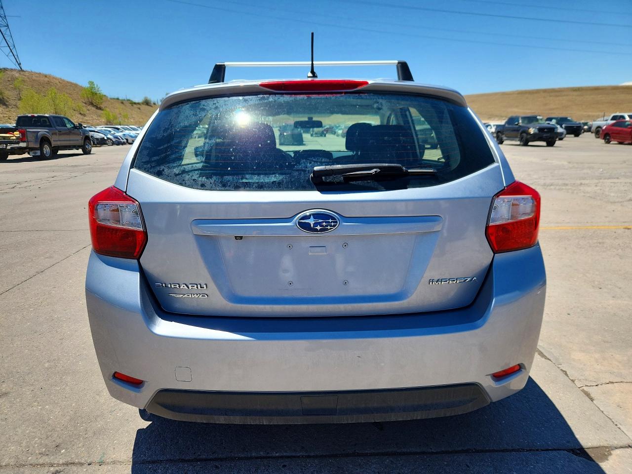 2015 Subaru Impreza Premium Silver vin: JF1GPAC67F8317063