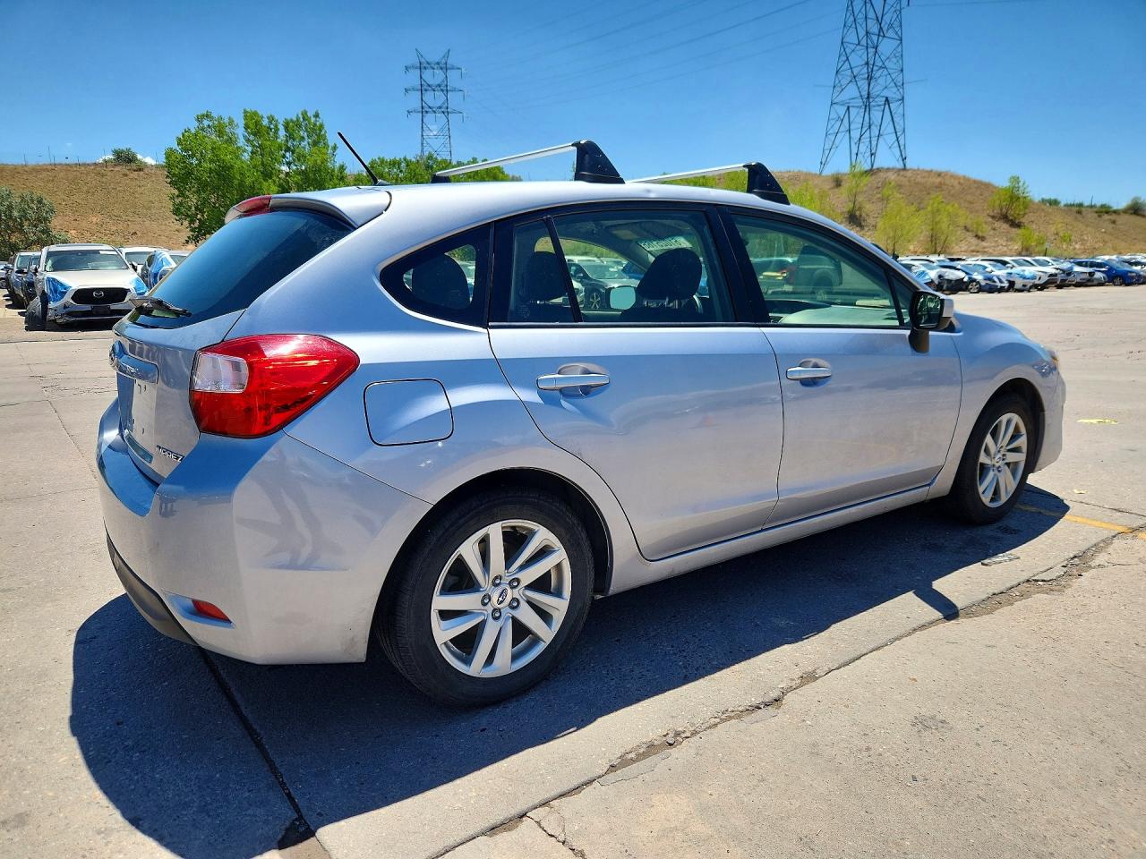 2015 Subaru Impreza Premium Silver vin: JF1GPAC67F8317063
