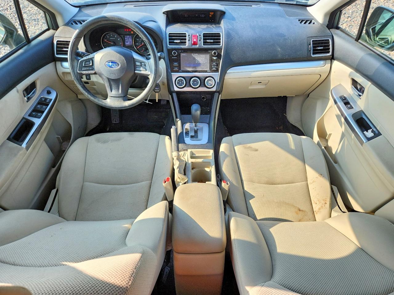 2015 Subaru Impreza Premium Зеленый vin: JF1GPAC67FH322859