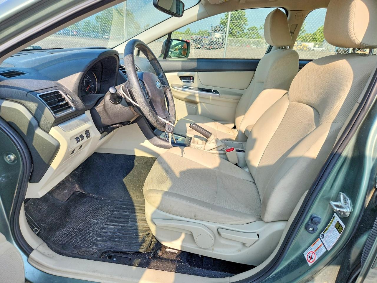 2015 Subaru Impreza Premium Зеленый vin: JF1GPAC67FH322859