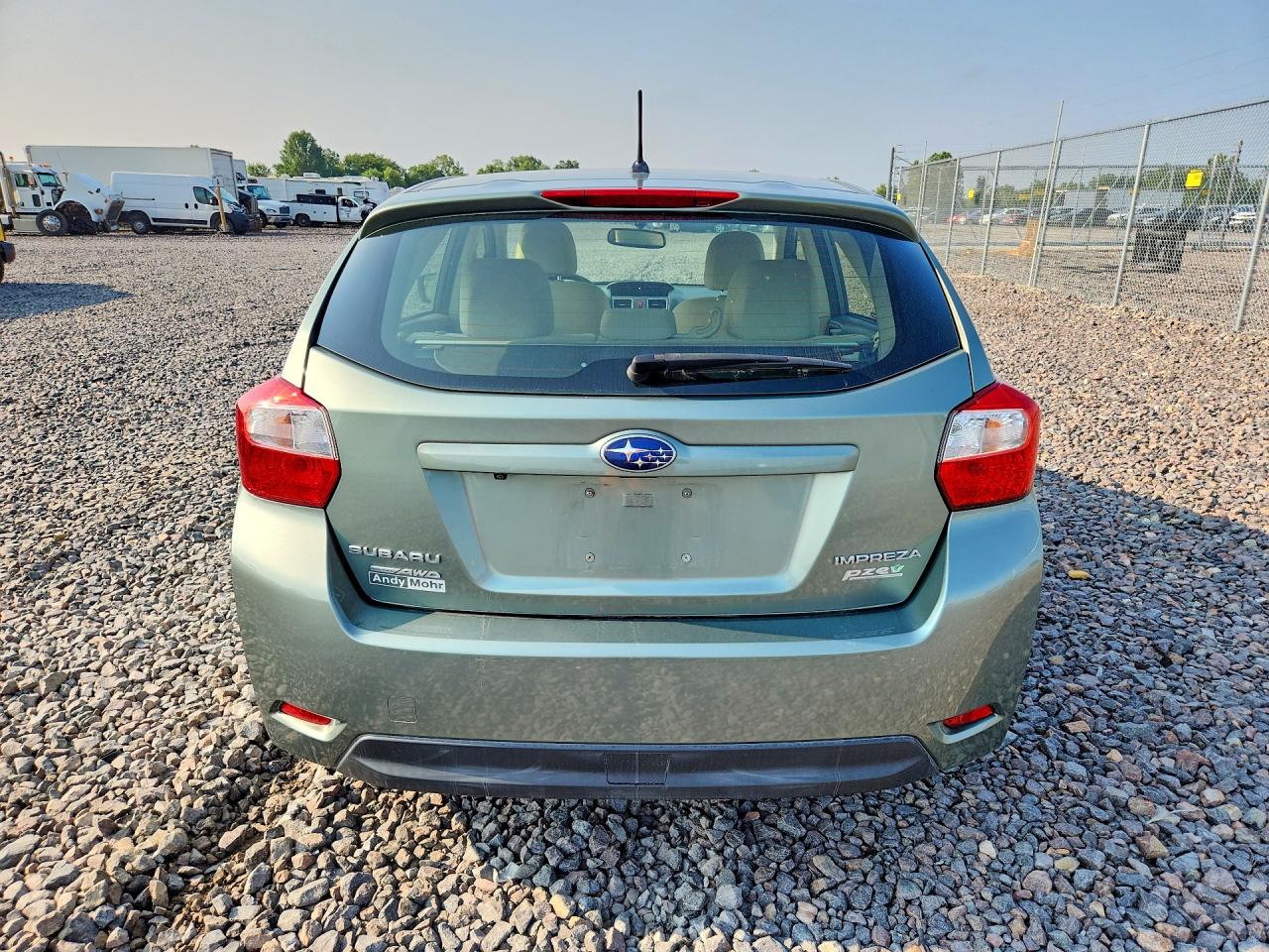 2015 Subaru Impreza Premium Зеленый vin: JF1GPAC67FH322859