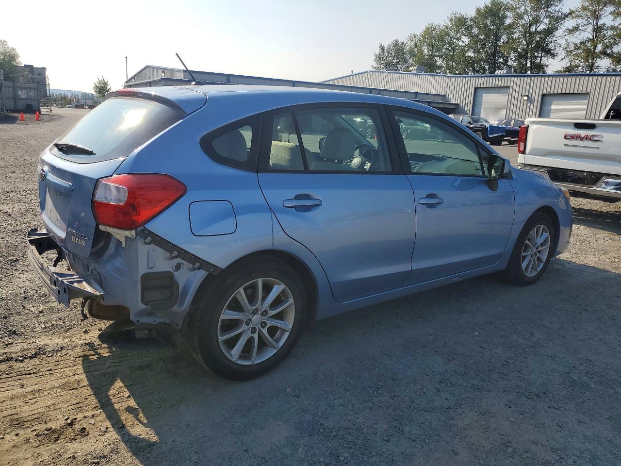2012 Subaru Impreza Premium Blue vin: JF1GPAC68CG225767