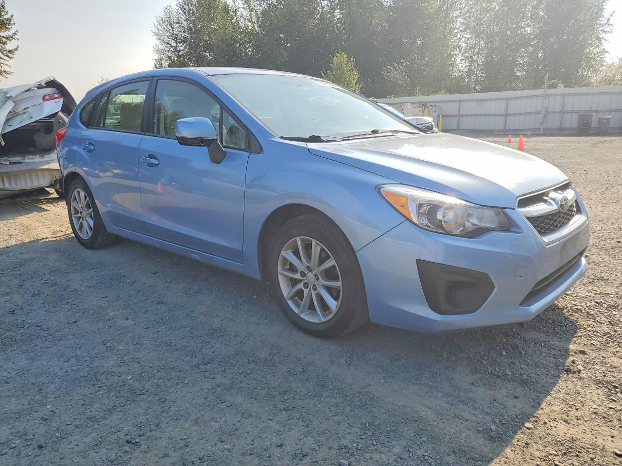 2012 Subaru Impreza Premium Blue vin: JF1GPAC68CG225767