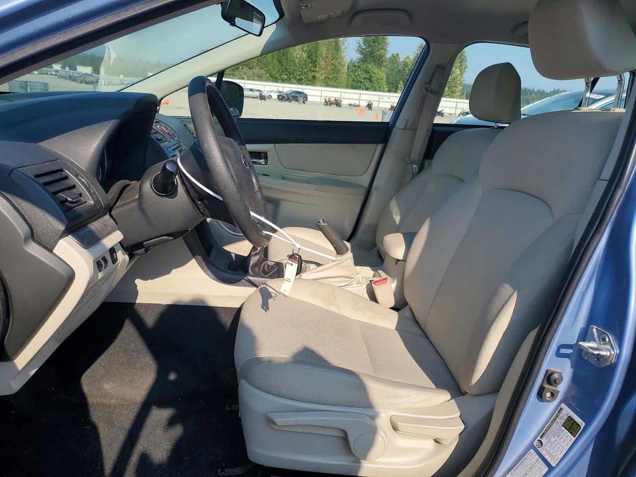 2012 Subaru Impreza Premium Blue vin: JF1GPAC68CG225767