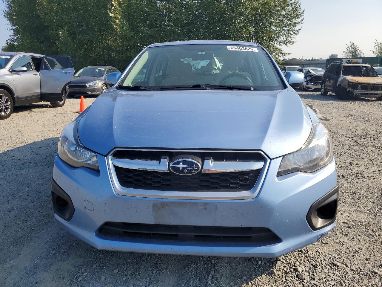 2012 Subaru Impreza Premium Blue vin: JF1GPAC68CG225767