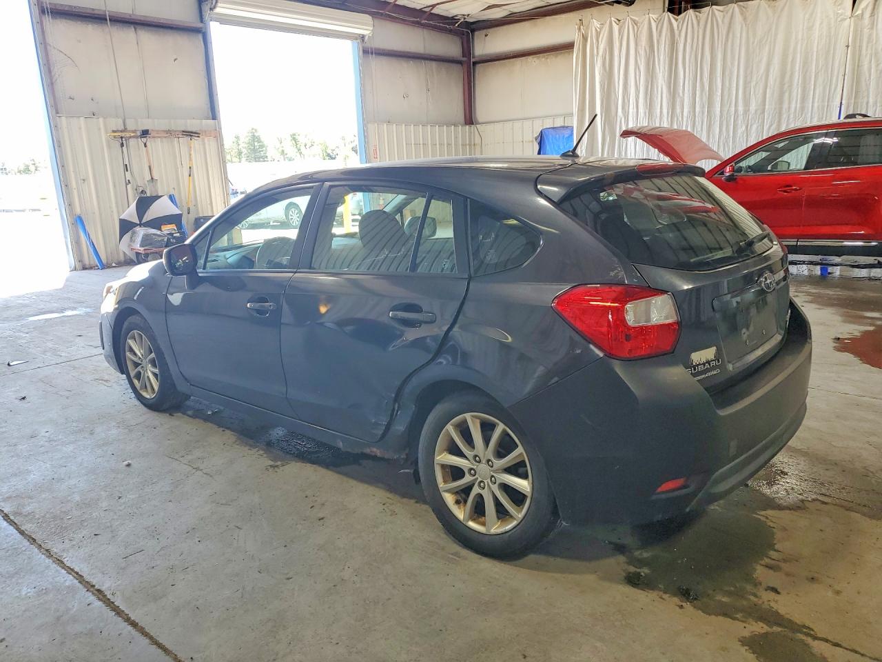 2012 Subaru Impreza Premium Gray vin: JF1GPAC68CH216352