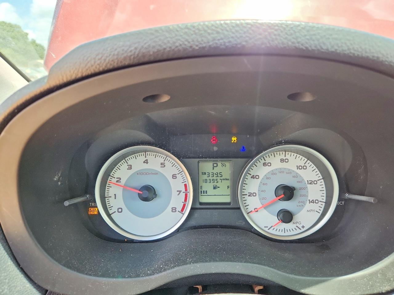 2013 Subaru Impreza Premium Red vin: JF1GPAC68D2879599