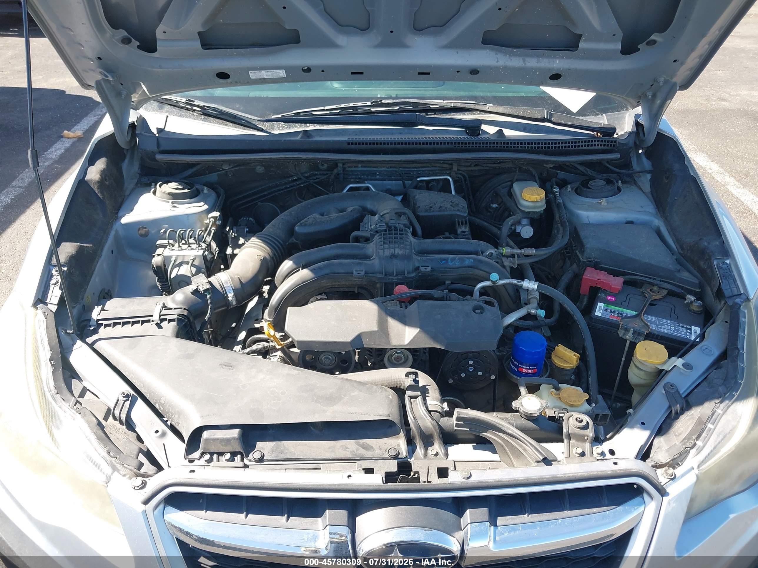 2013 Subaru Impreza 2.0i Premium Silver vin: JF1GPAC68DH831033