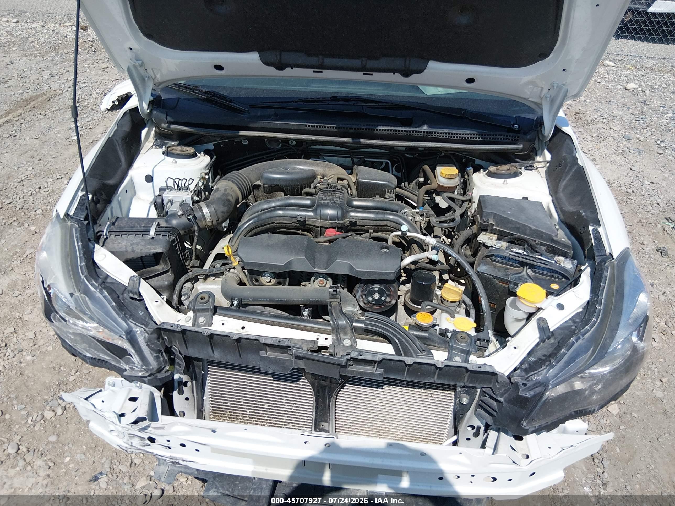 2014 Subaru Impreza 2.0i Premium White vin: JF1GPAC68E8227158