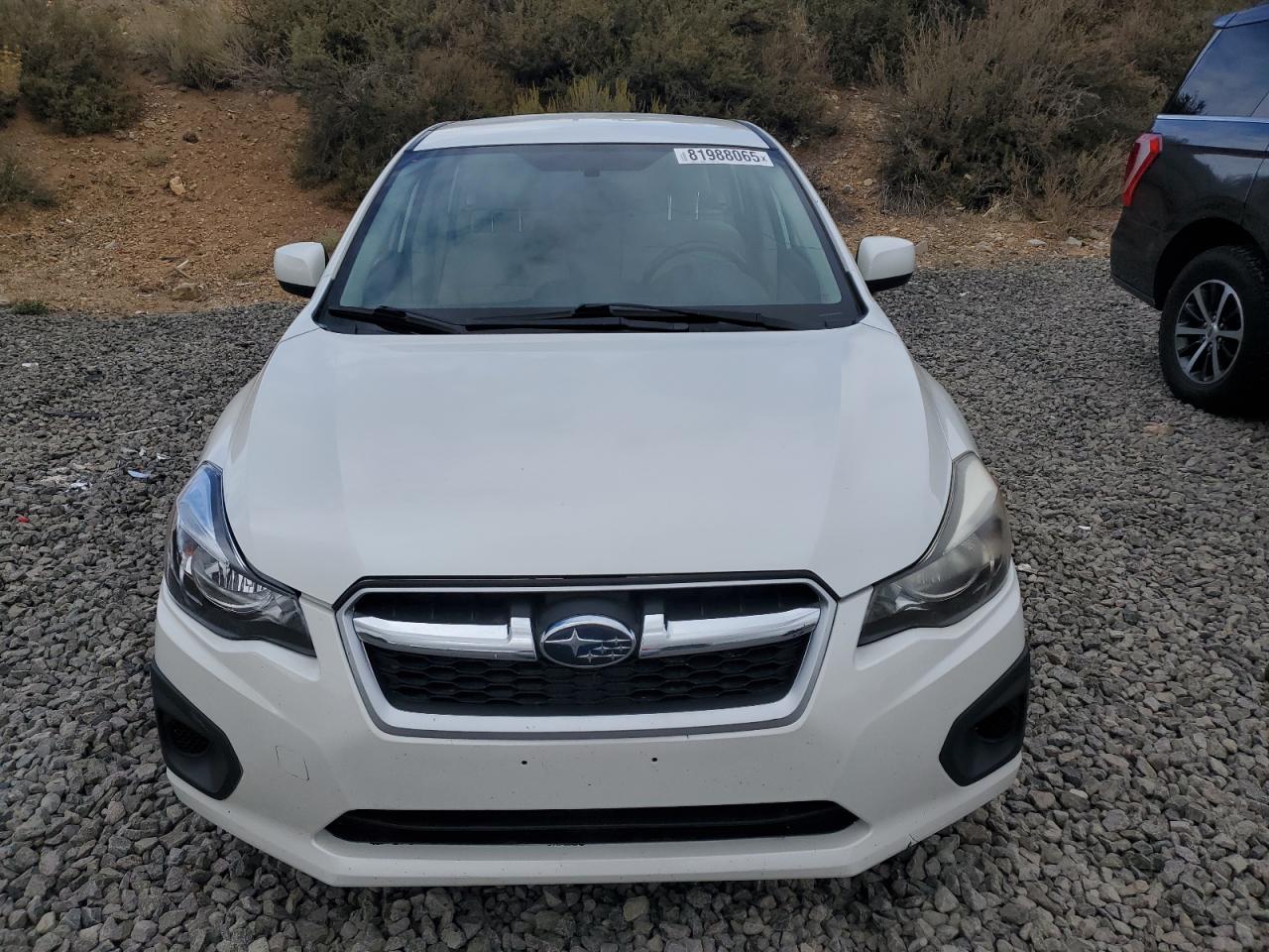 2014 Subaru Impreza Premium White vin: JF1GPAC68E8244252