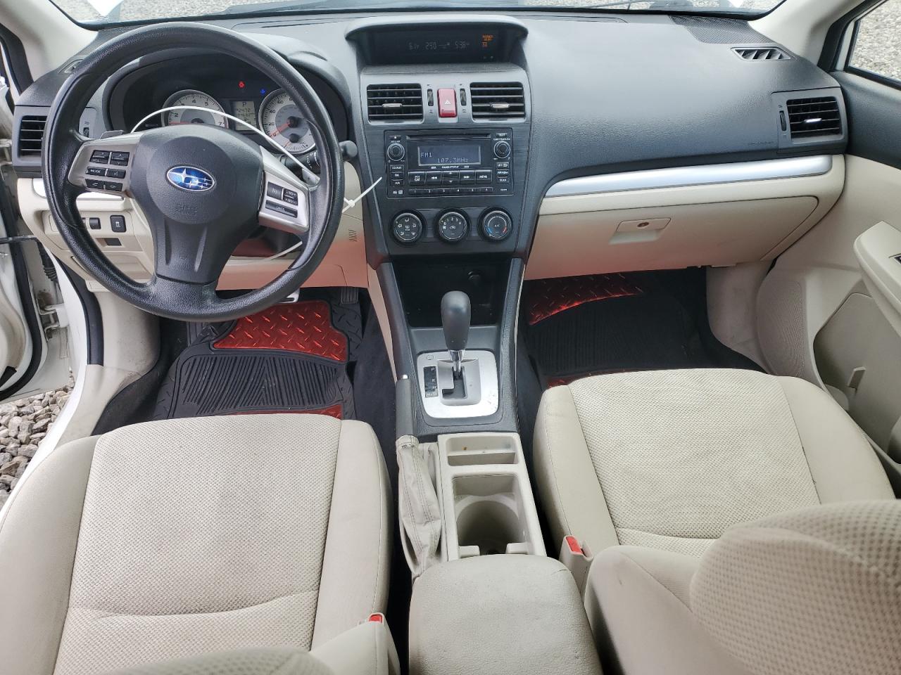 2014 Subaru Impreza Premium White vin: JF1GPAC68E8244252