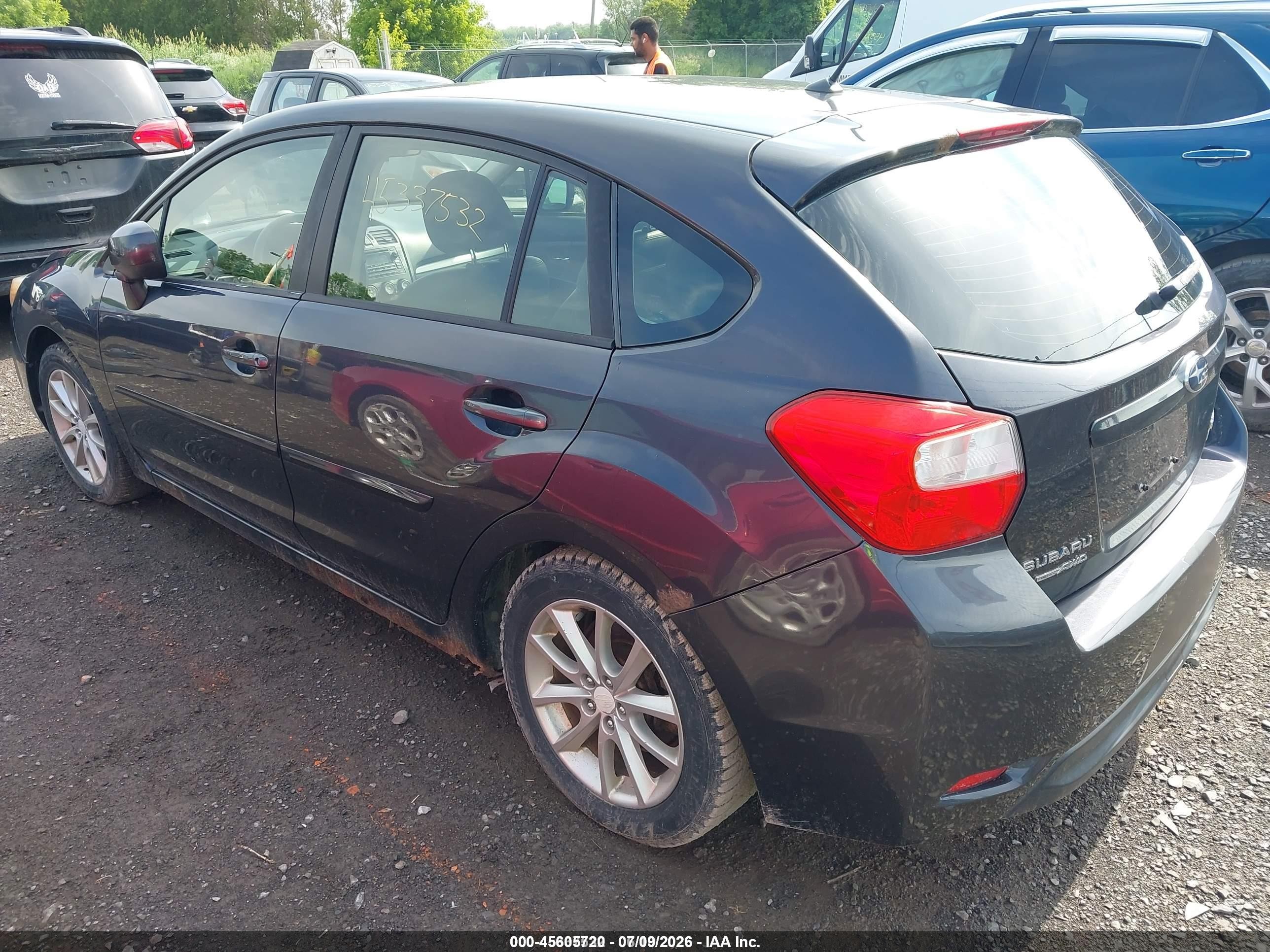 2014 Subaru Impreza 2.0i Premium vin: JF1GPAC68E9234637