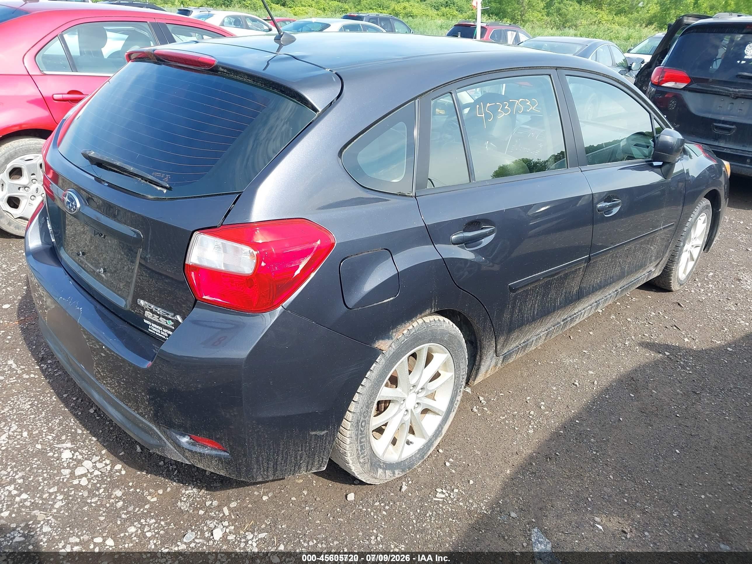 2014 Subaru Impreza 2.0i Premium vin: JF1GPAC68E9234637