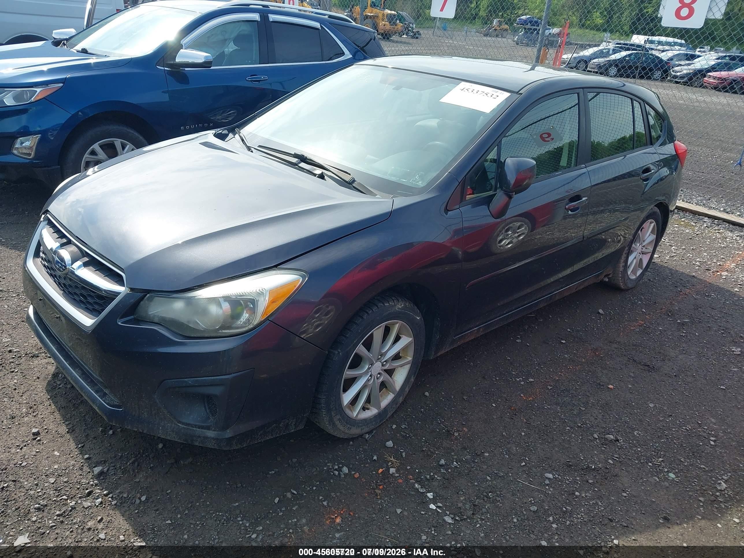 2014 Subaru Impreza 2.0i Premium vin: JF1GPAC68E9234637