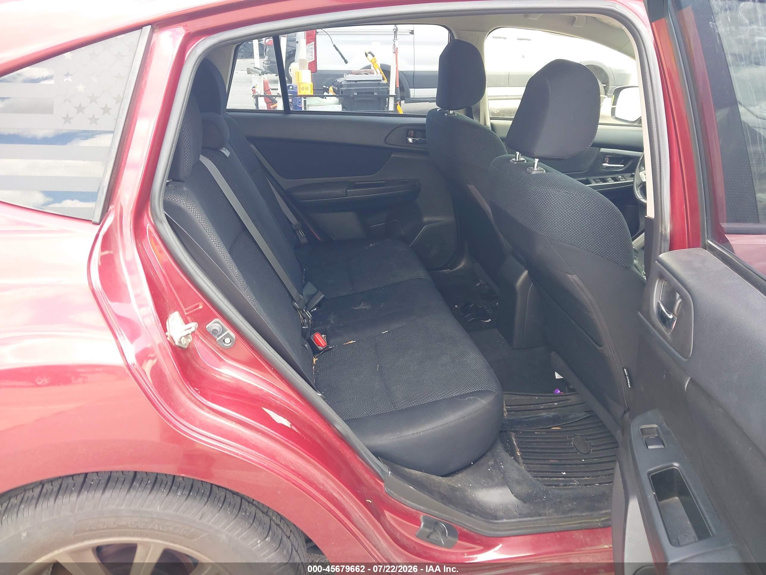 2014 Subaru Impreza 2.0i Premium Red vin: JF1GPAC68E9259411