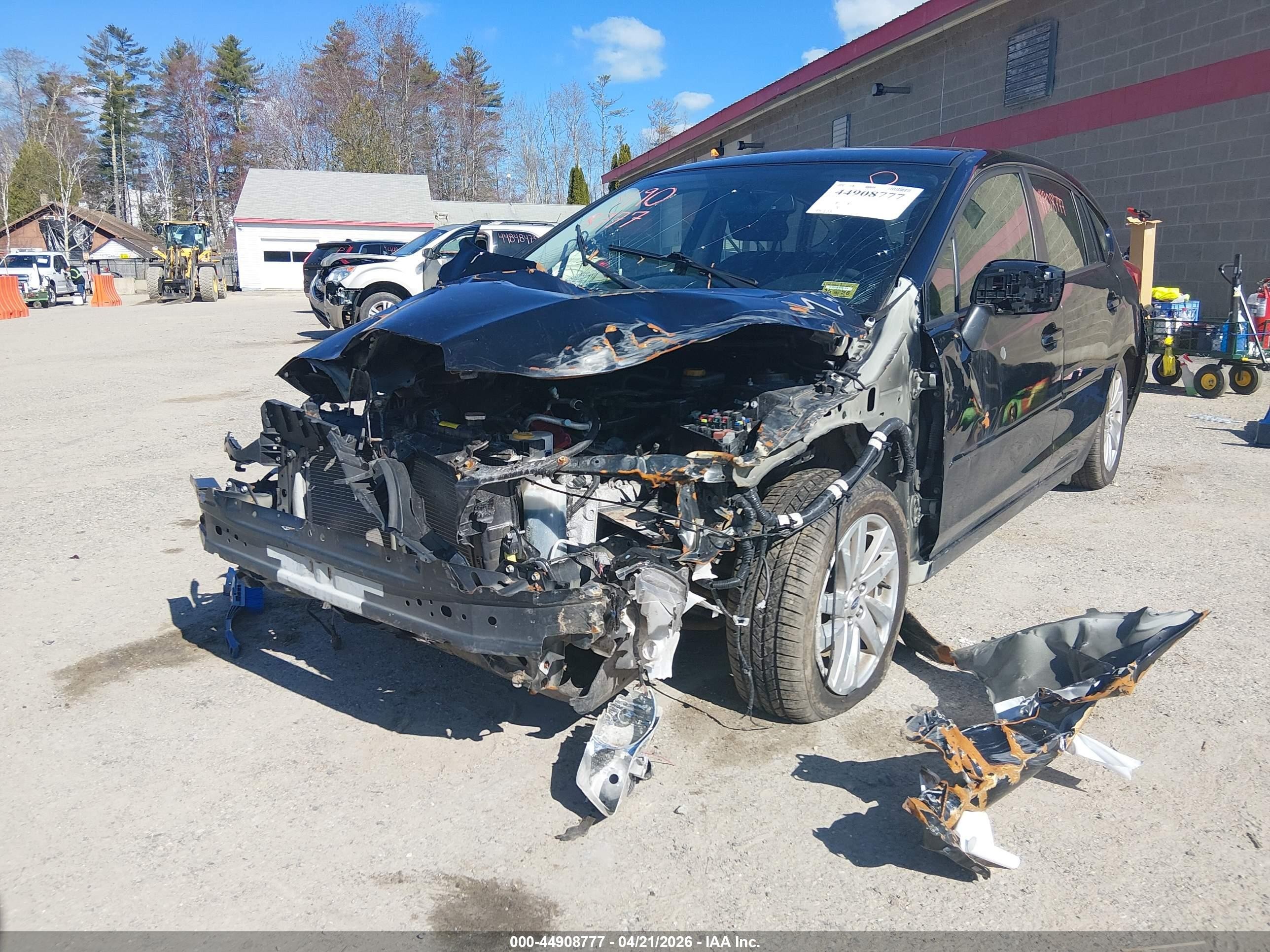 2015 Subaru Impreza 2.0i Premium Black vin: JF1GPAC68F8204609