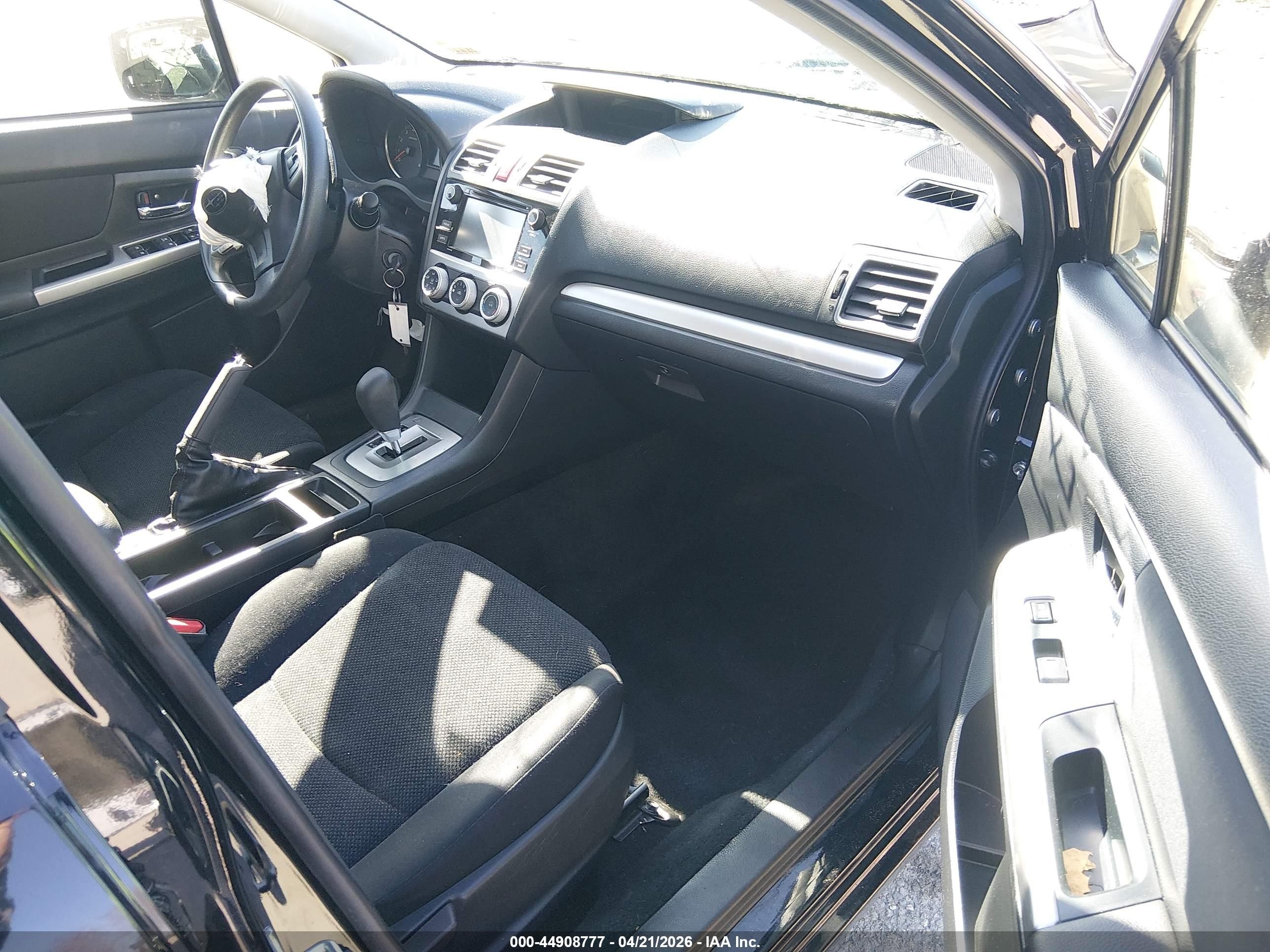 2015 Subaru Impreza 2.0i Premium Black vin: JF1GPAC68F8204609