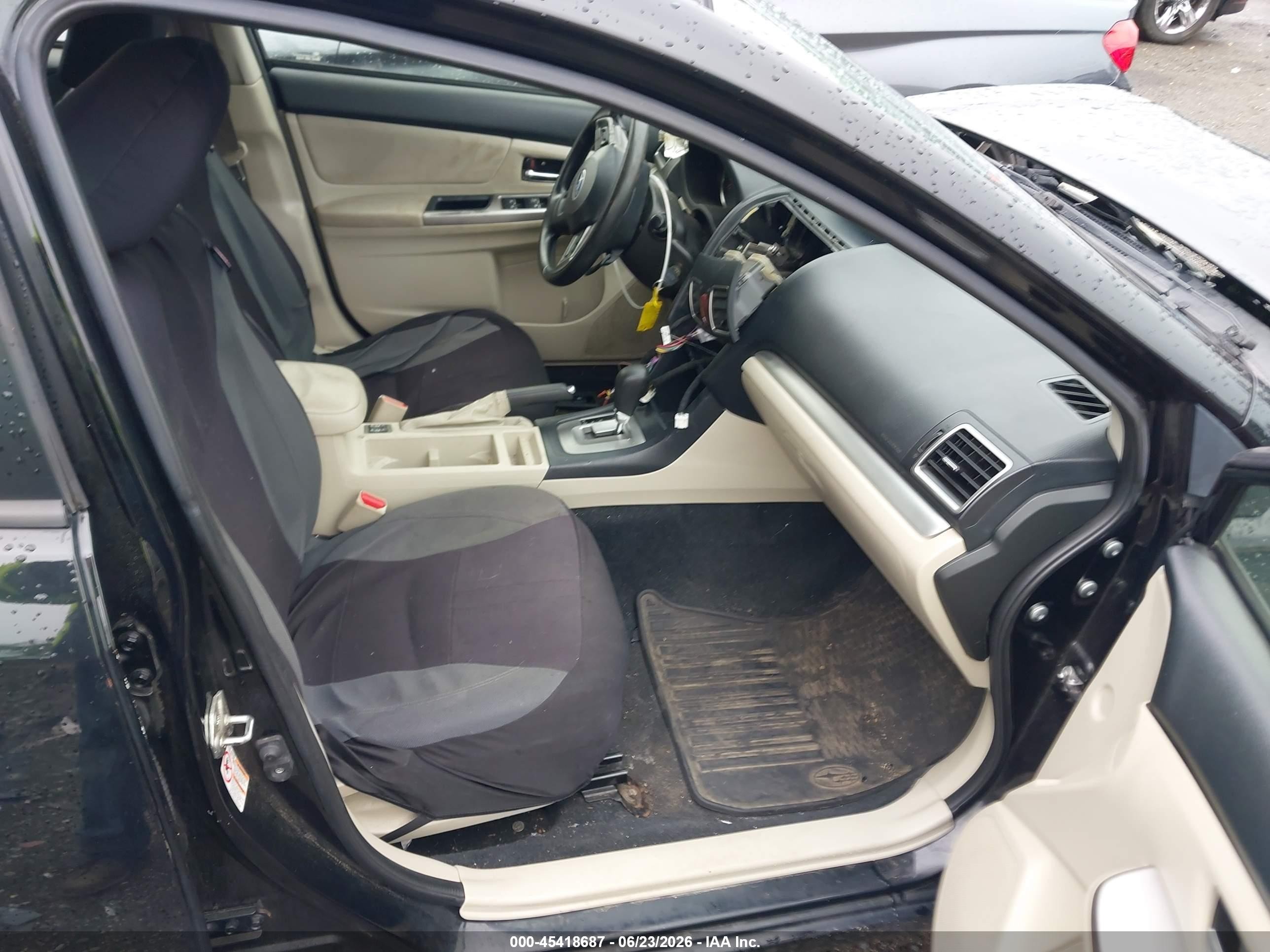2015 Subaru Impreza 2.0i Premium Black vin: JF1GPAC68F8206697