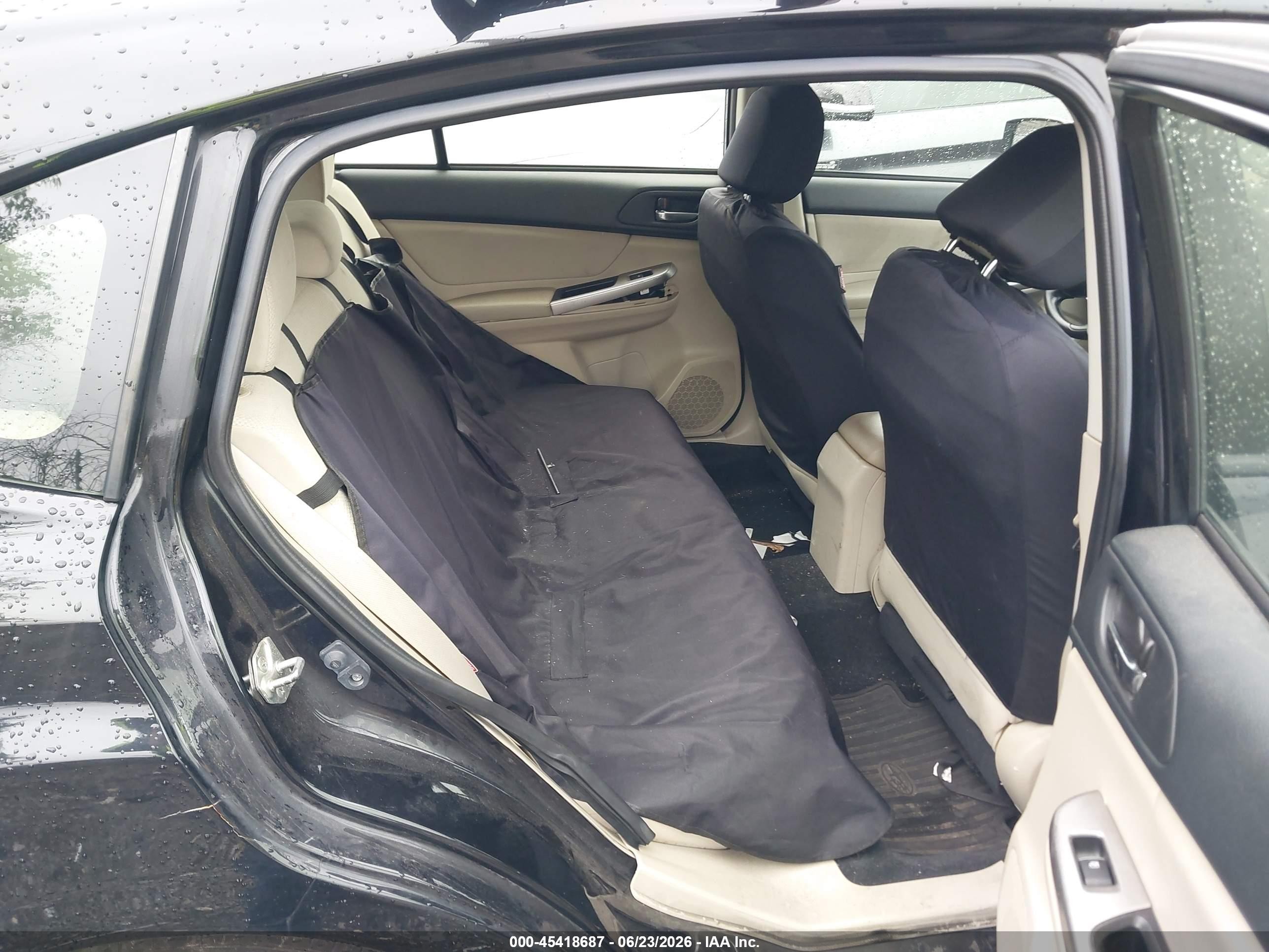 2015 Subaru Impreza 2.0i Premium Black vin: JF1GPAC68F8206697