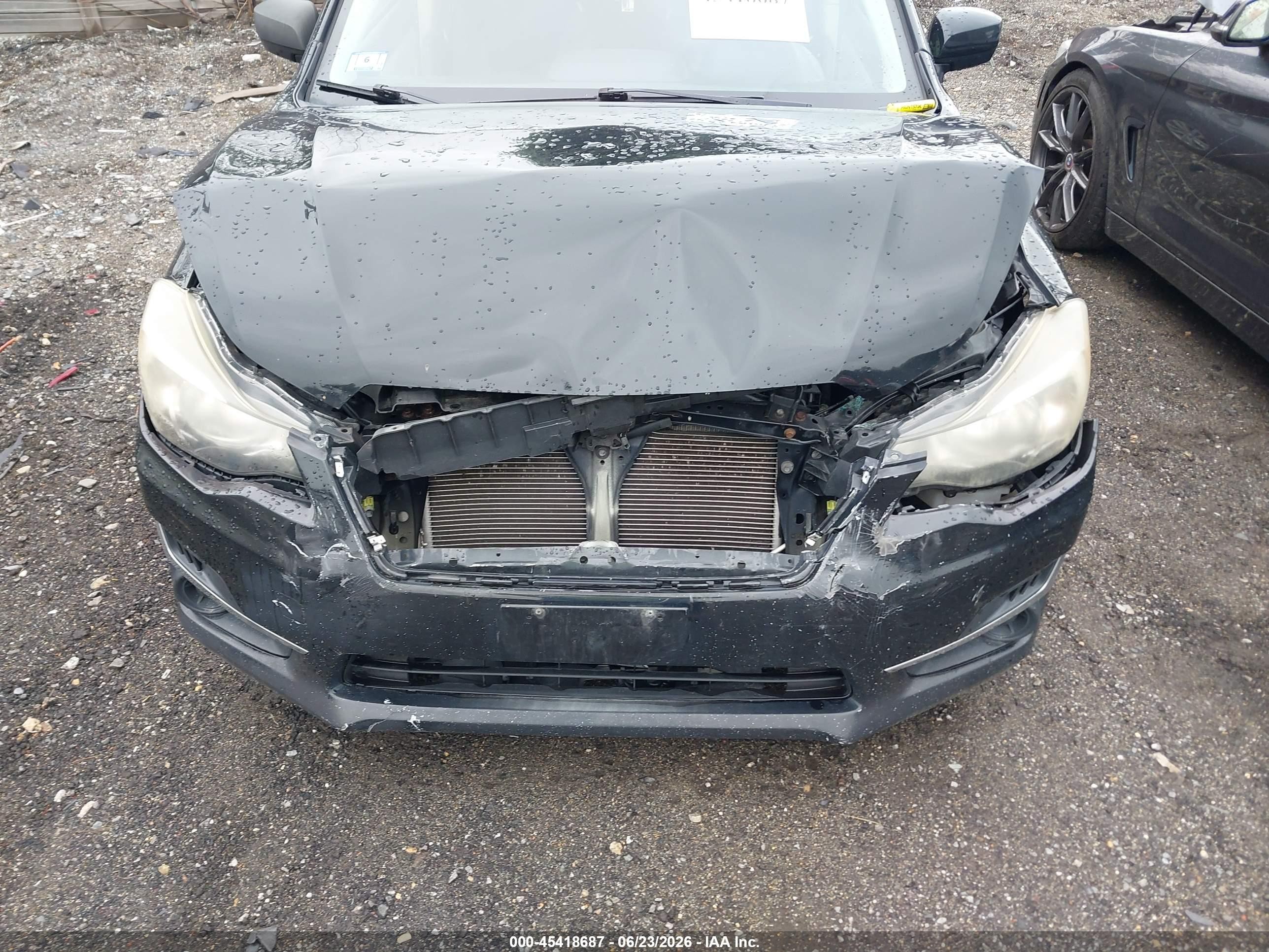 2015 Subaru Impreza 2.0i Premium Black vin: JF1GPAC68F8206697