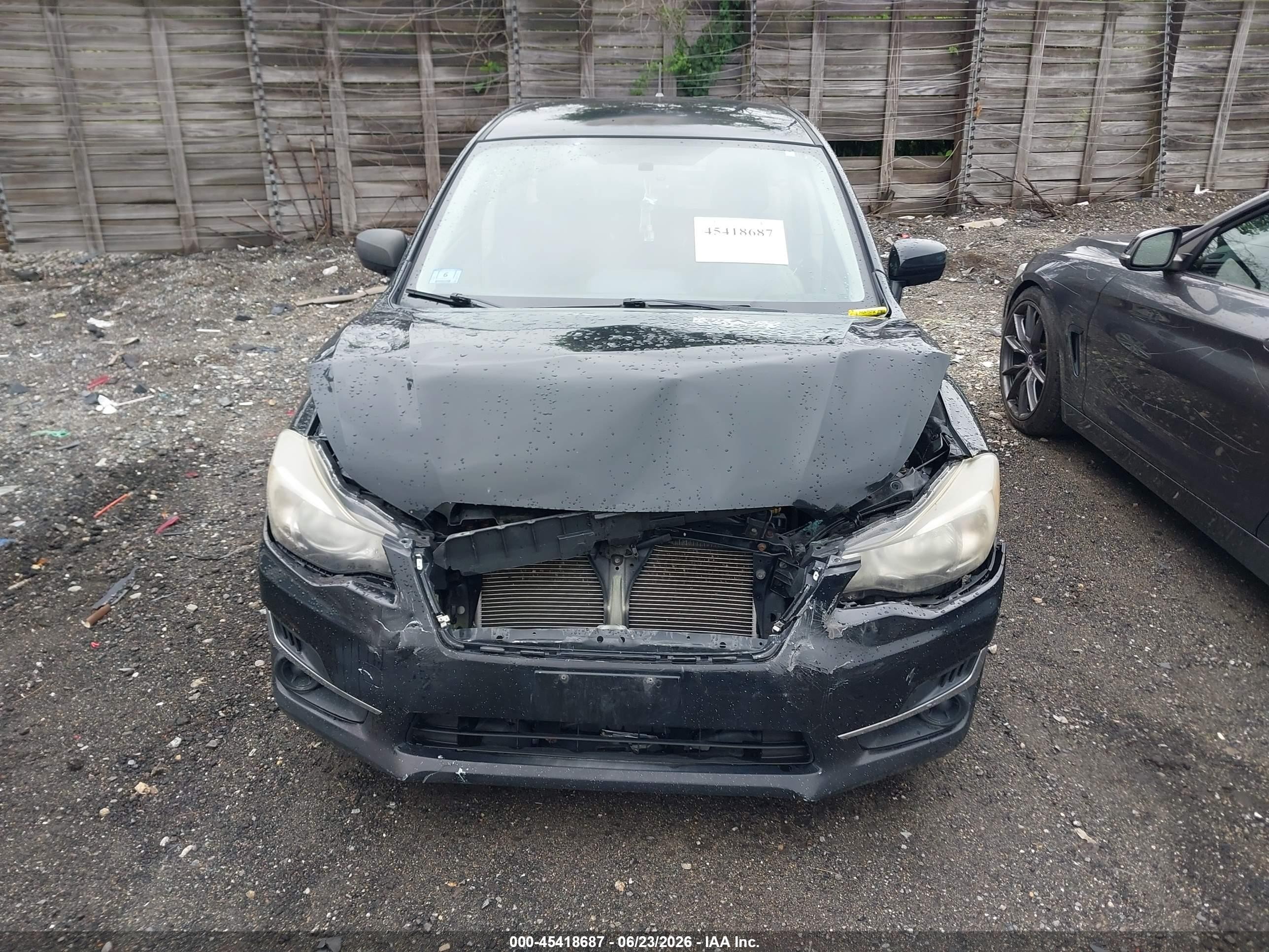 2015 Subaru Impreza 2.0i Premium Black vin: JF1GPAC68F8206697