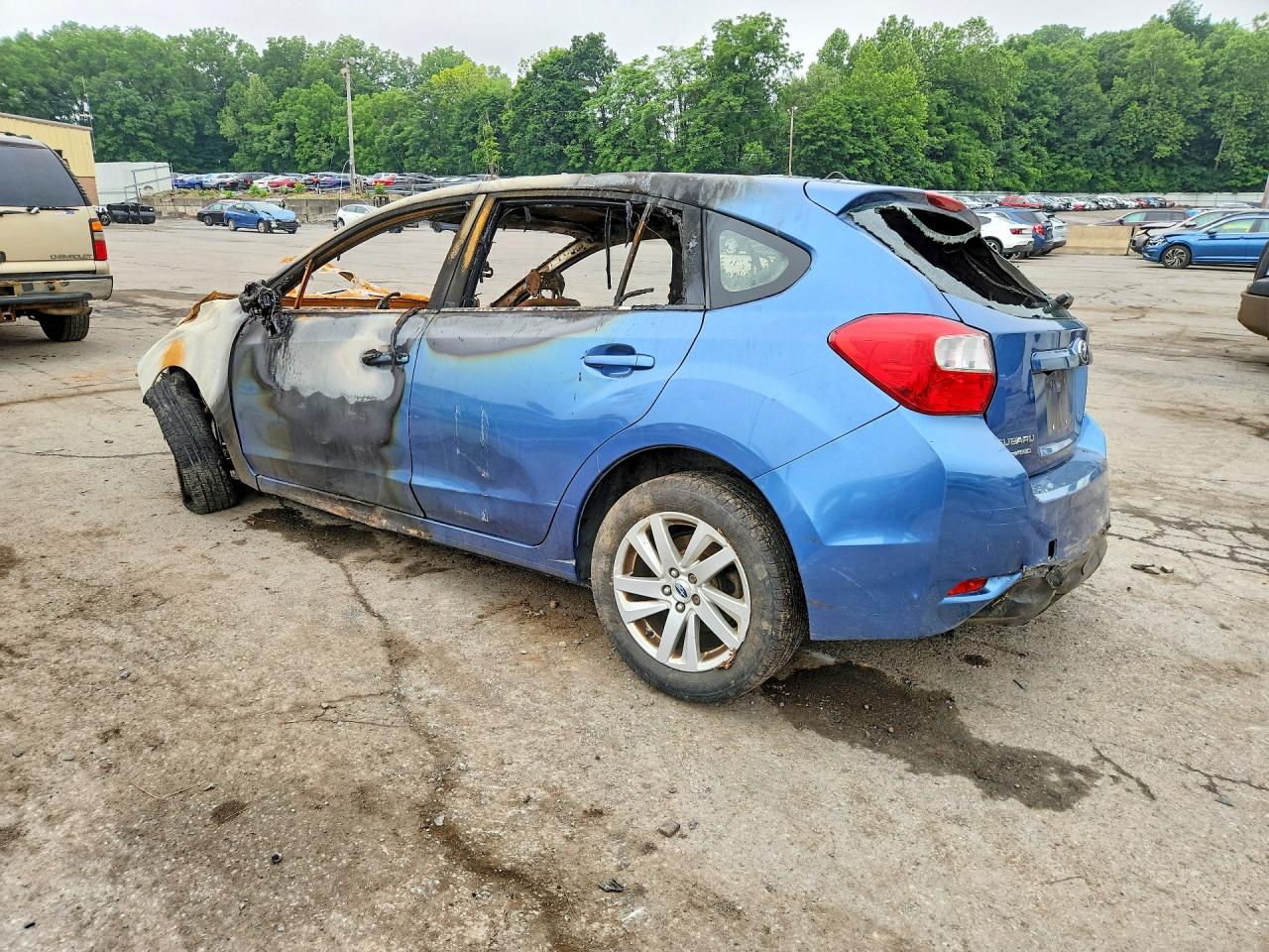 2015 Subaru Impreza Premium Blue vin: JF1GPAC68F8219191