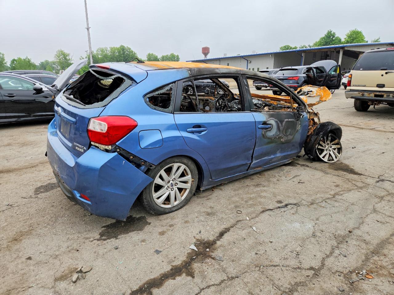 2015 Subaru Impreza Premium Blue vin: JF1GPAC68F8219191