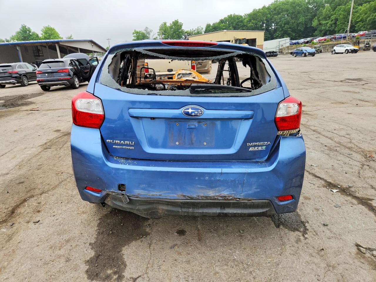 2015 Subaru Impreza Premium Blue vin: JF1GPAC68F8219191