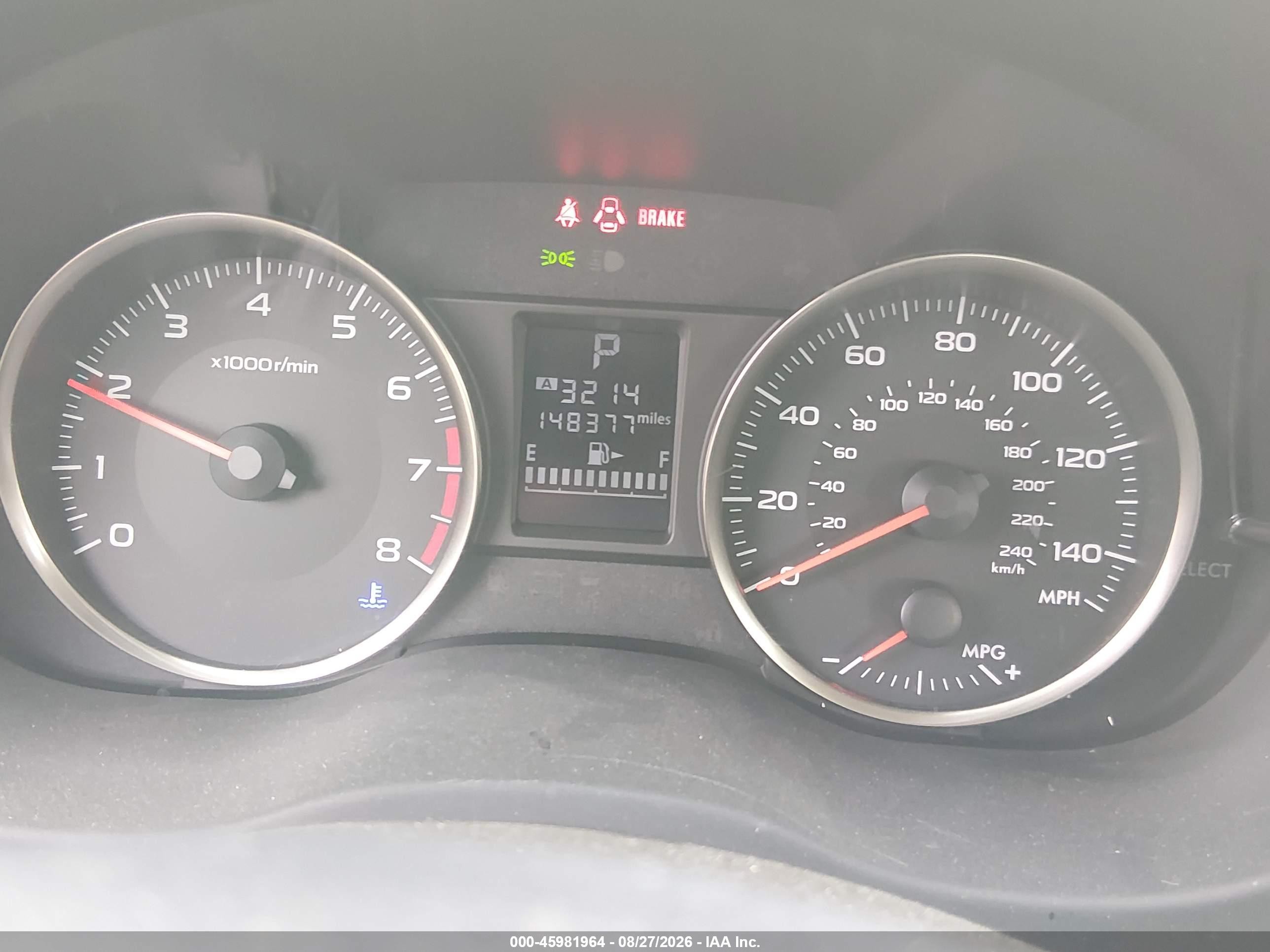 2015 Subaru Impreza 2.0i Premium Белый vin: JF1GPAC68F8313796