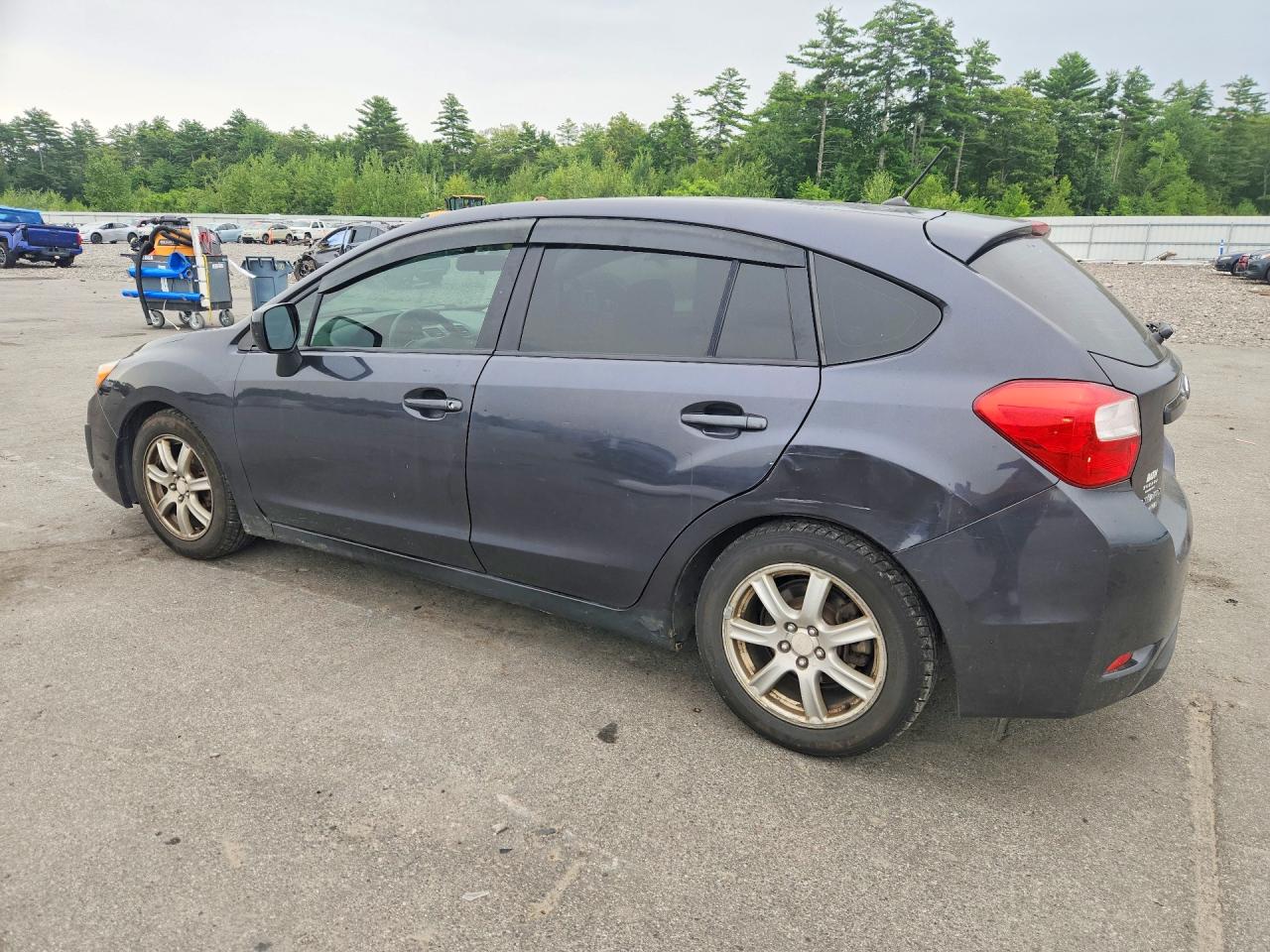 2012 Subaru Impreza Premium Blue vin: JF1GPAC69CH204999
