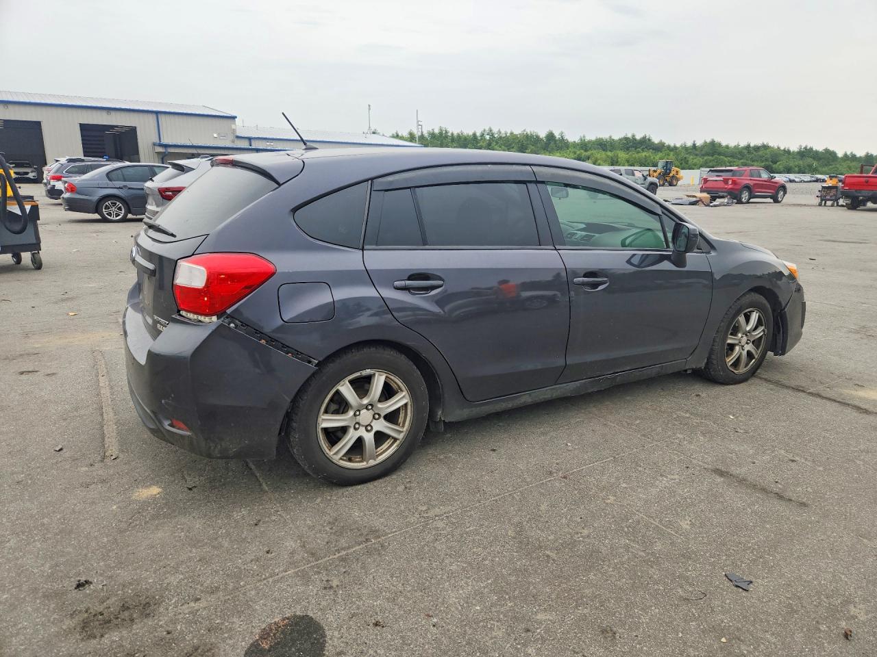 2012 Subaru Impreza Premium Blue vin: JF1GPAC69CH204999
