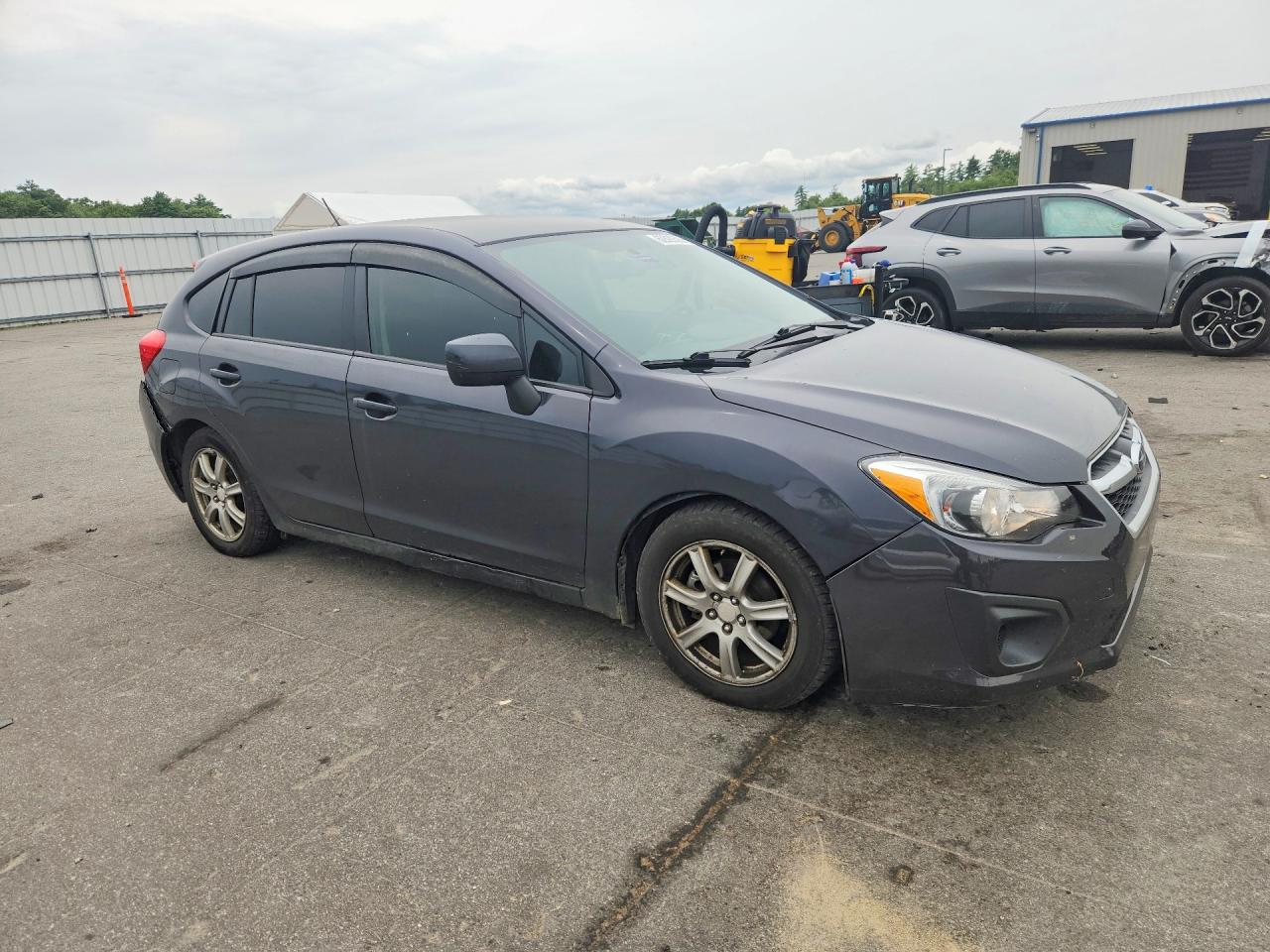 2012 Subaru Impreza Premium Blue vin: JF1GPAC69CH204999