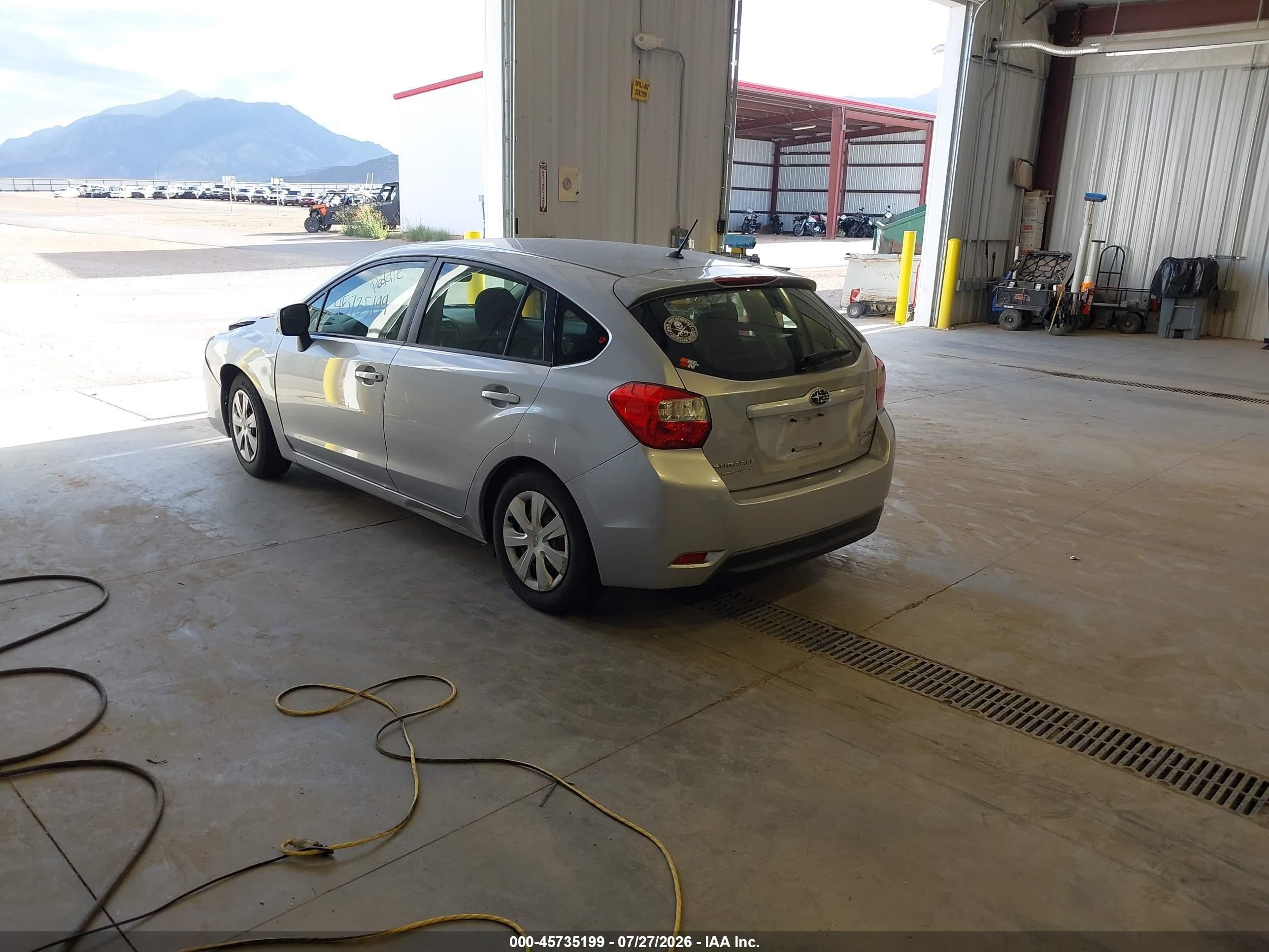 2013 Subaru Impreza 2.0i Premium Silver vin: JF1GPAC69D2217479