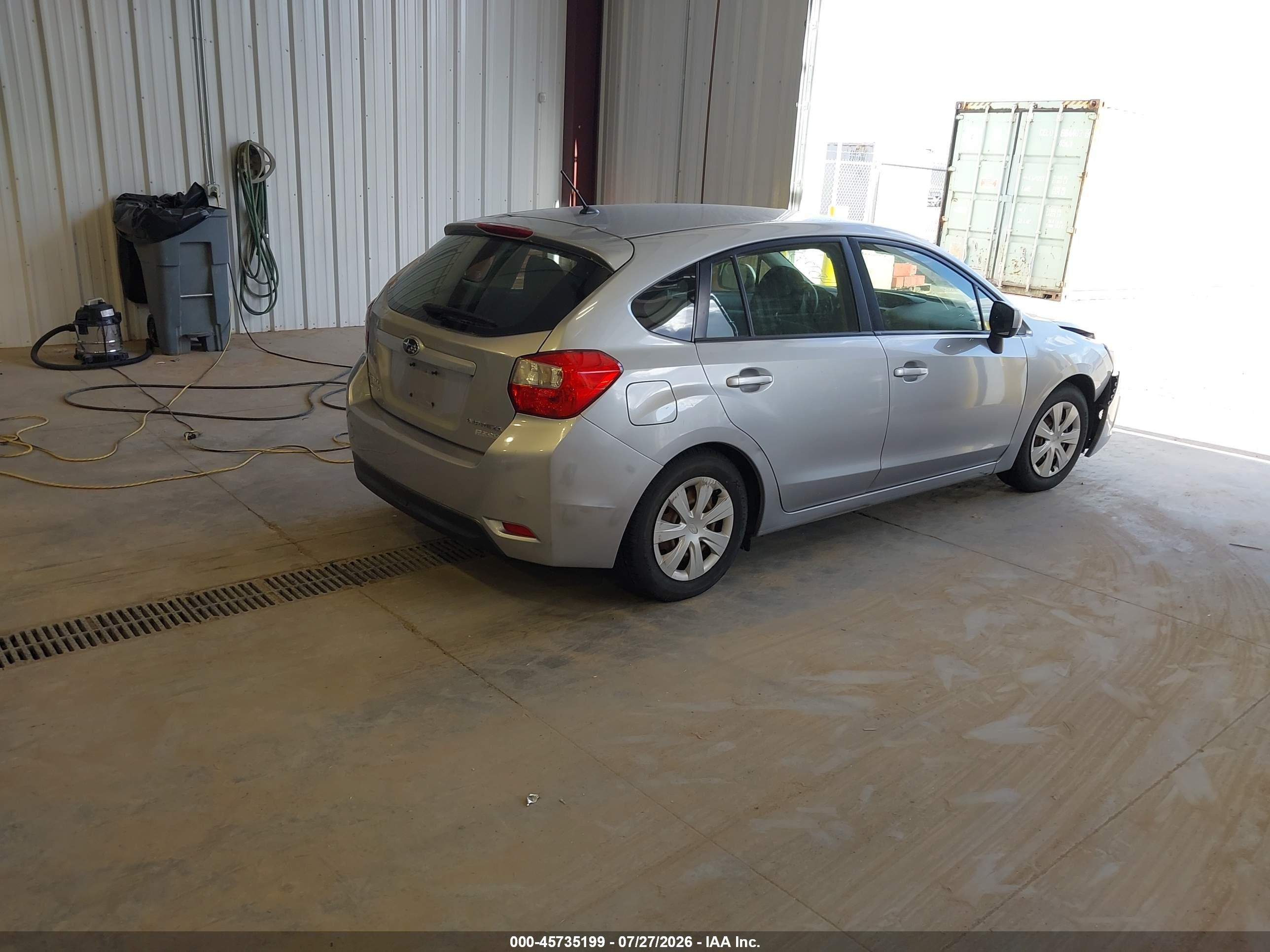 2013 Subaru Impreza 2.0i Premium Silver vin: JF1GPAC69D2217479