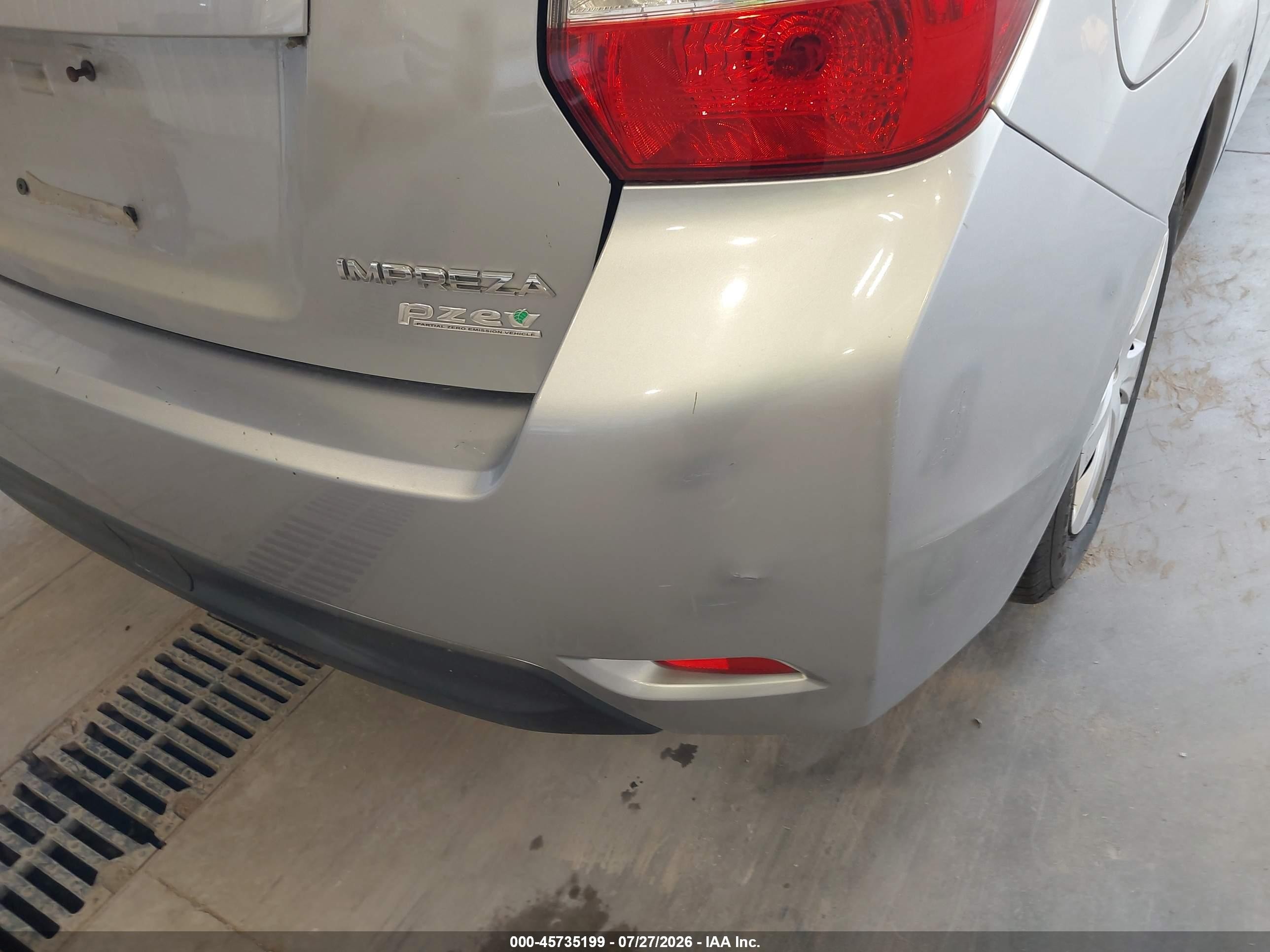 2013 Subaru Impreza 2.0i Premium Silver vin: JF1GPAC69D2217479