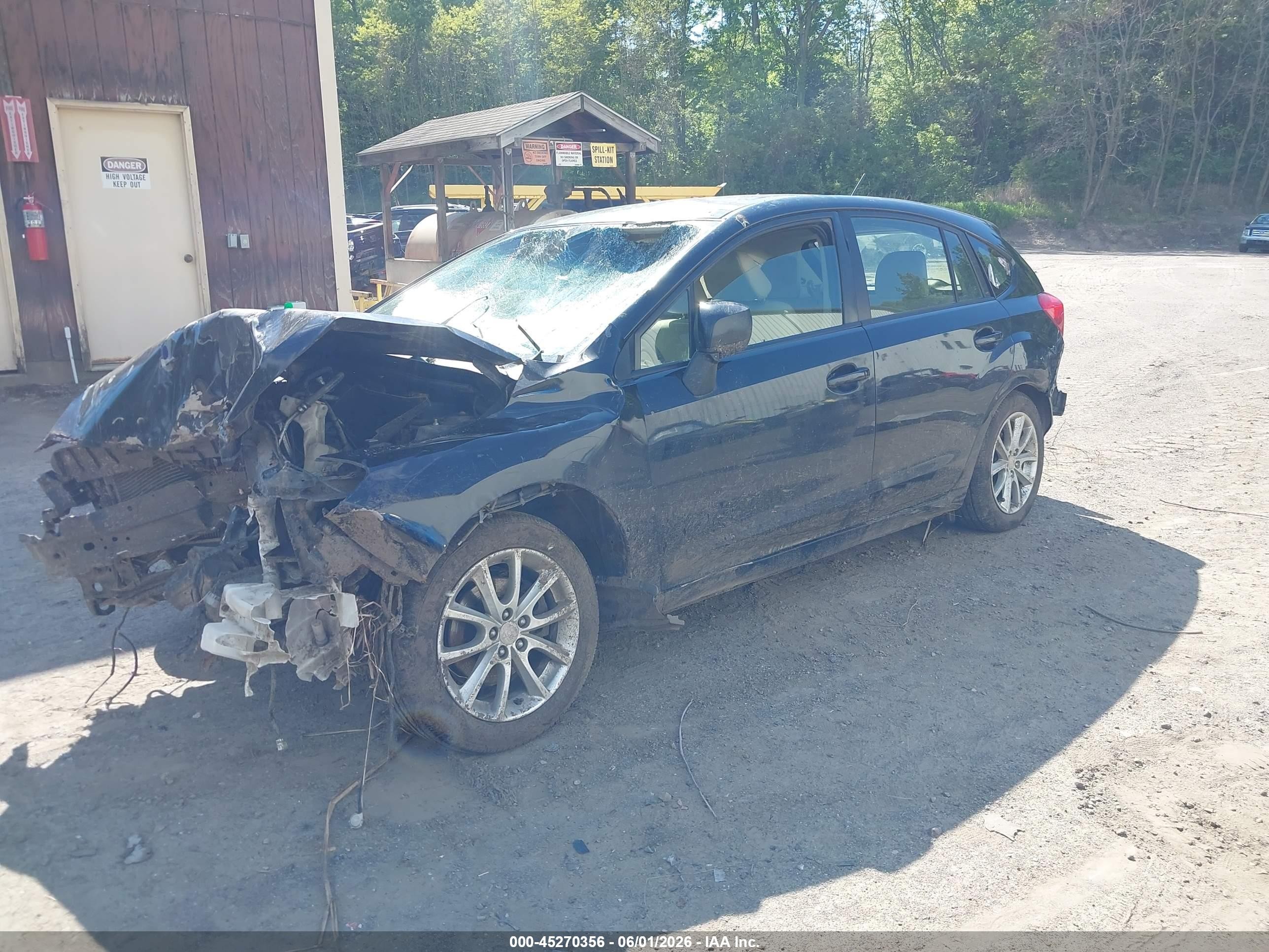 2013 Subaru Impreza 2.0i Premium Черный vin: JF1GPAC69DG876505
