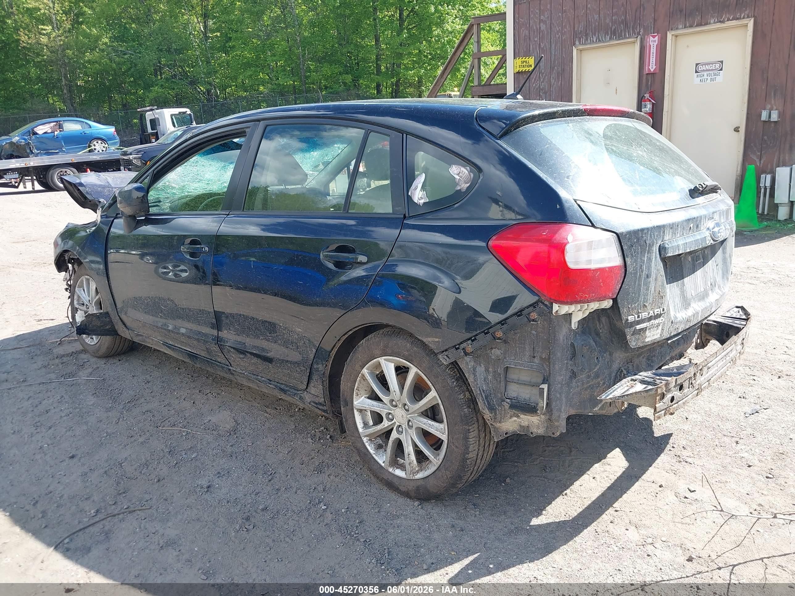 2013 Subaru Impreza 2.0i Premium Черный vin: JF1GPAC69DG876505