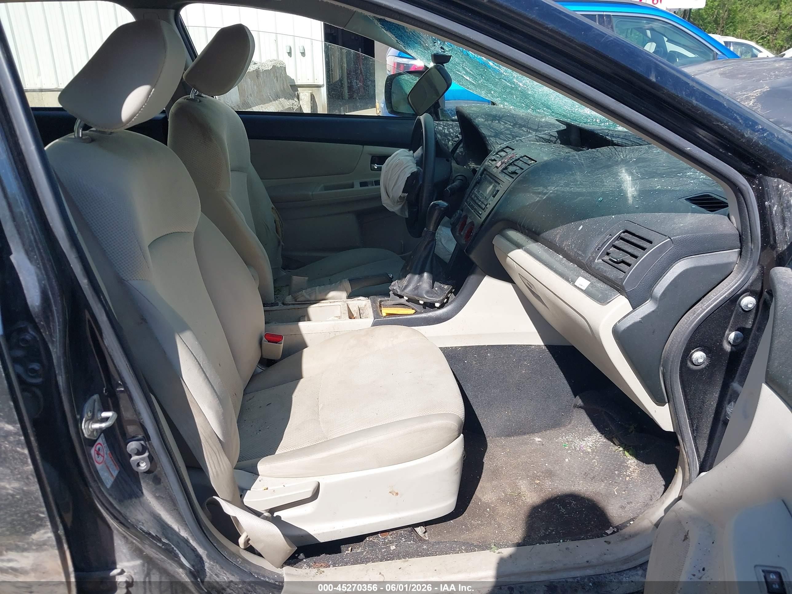 2013 Subaru Impreza 2.0i Premium Черный vin: JF1GPAC69DG876505