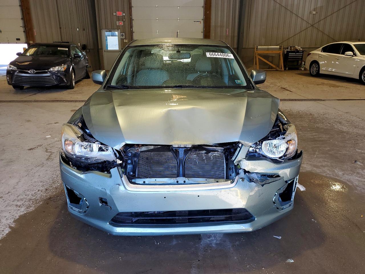 2014 Subaru Impreza Premium Silver vin: JF1GPAC69E8284646